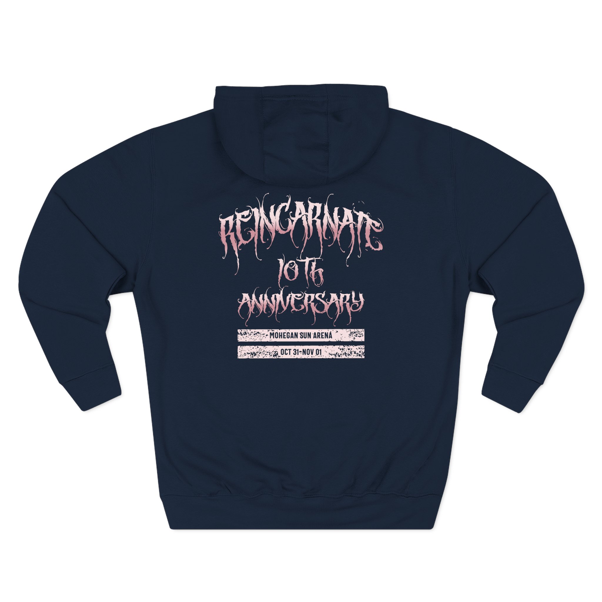 Motionless in White Reincarnate 10 Year Apocalypse Fest Three-Panel Fleece Hoodie