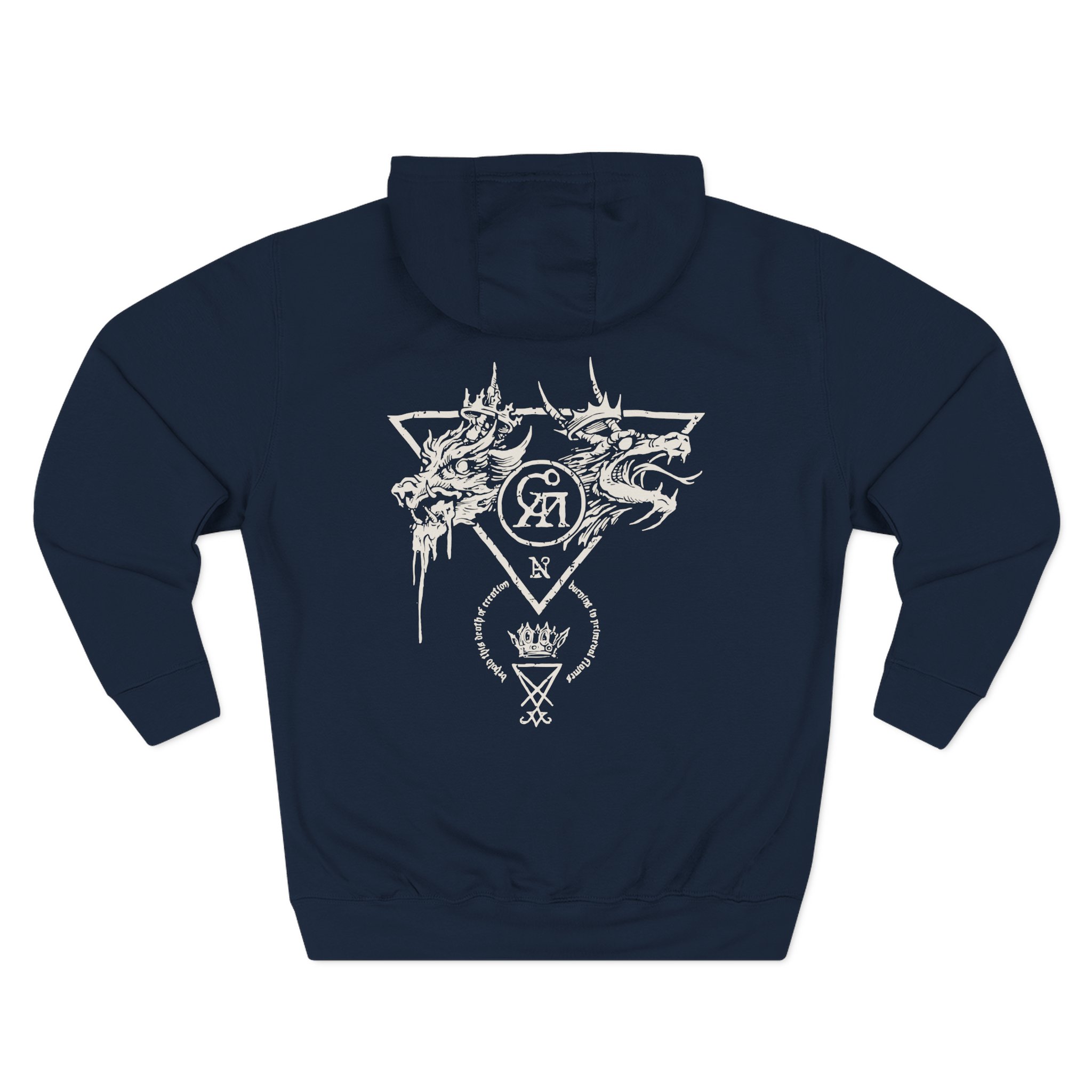 Goatwhore sigil Three-Panel Fleece Hoodie