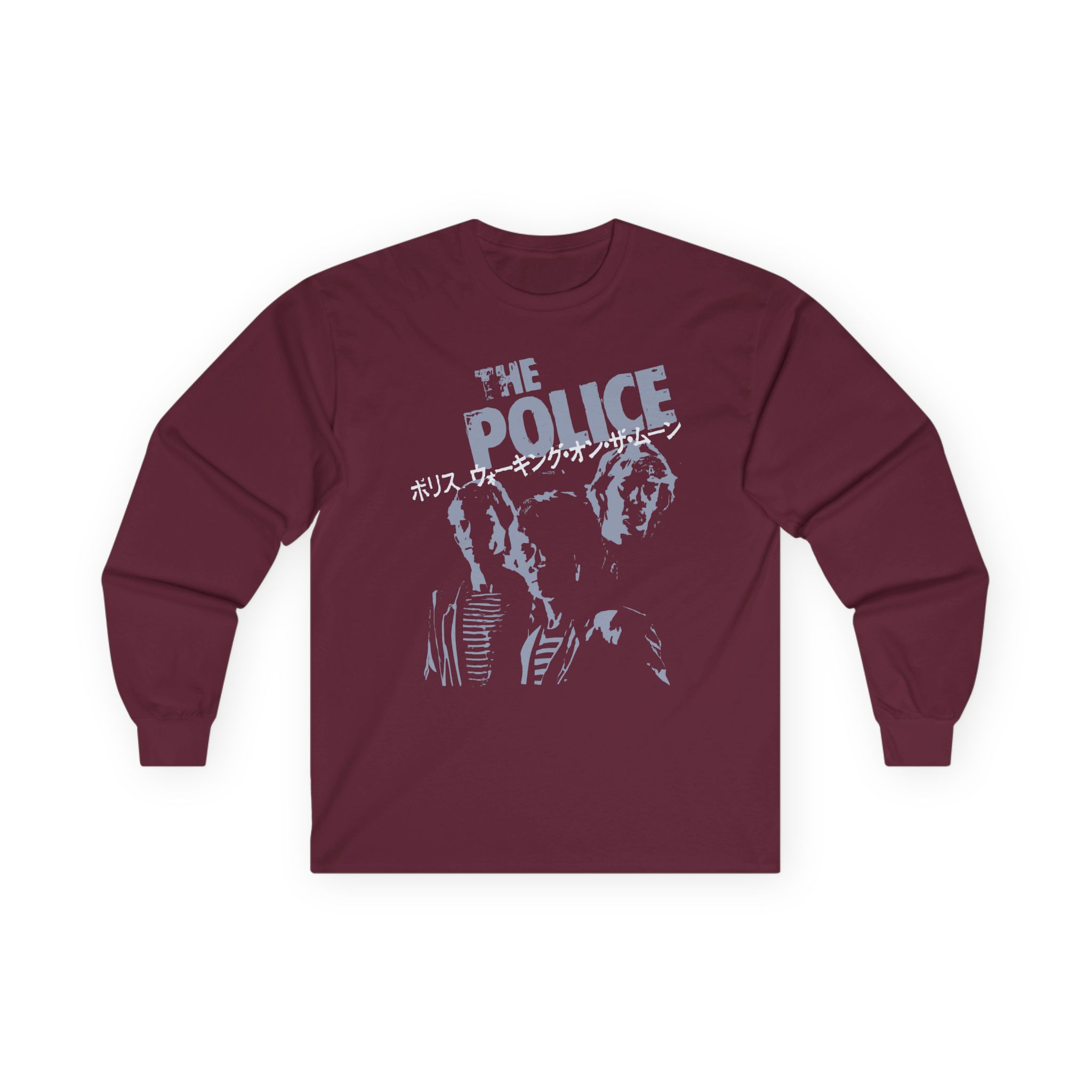 The Police Japan Retro Unisex Ultra Cotton Long Sleeve Tee