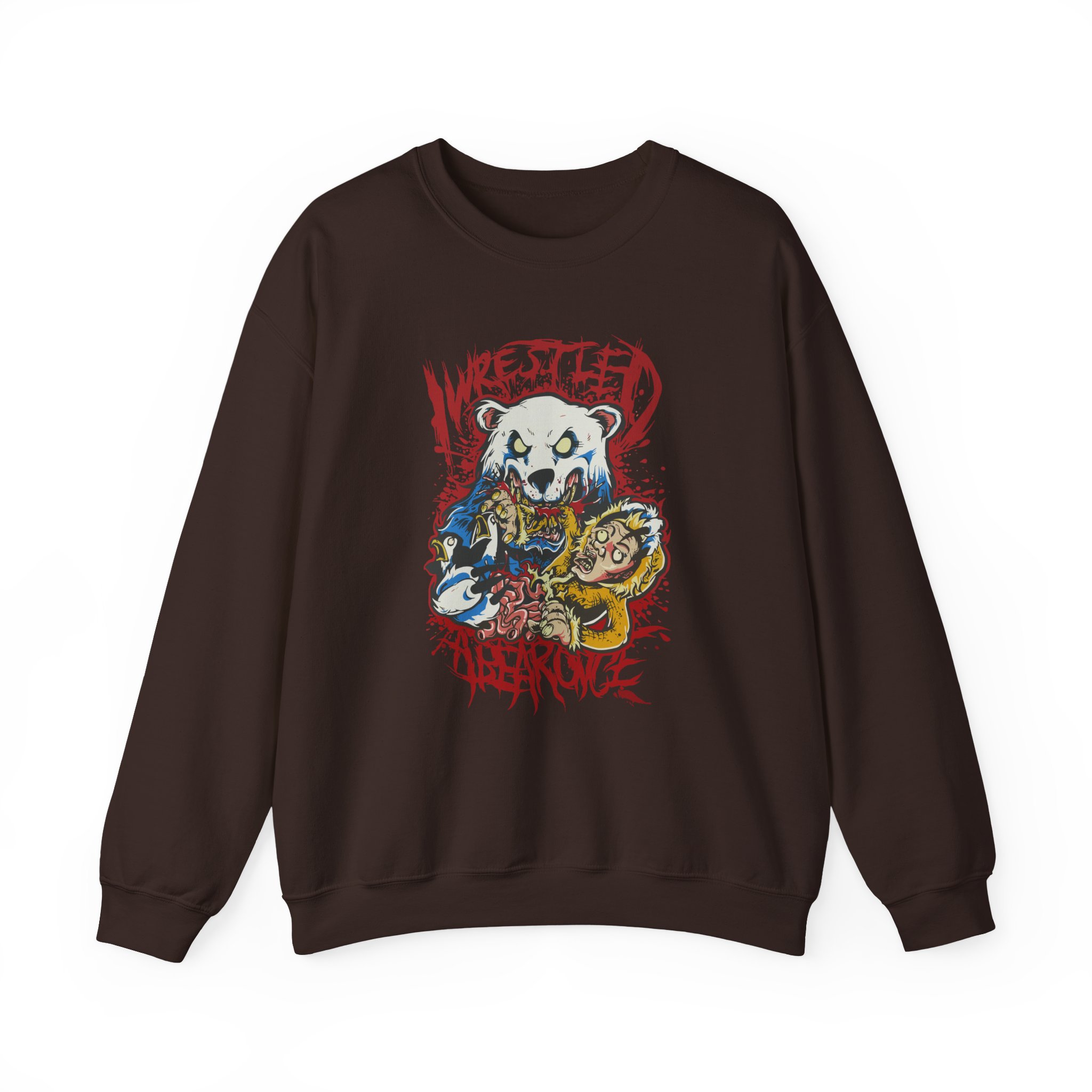 Iwrestledabearonce Unisex Heavy Blendâ„¢ Crewneck Sweatshirt