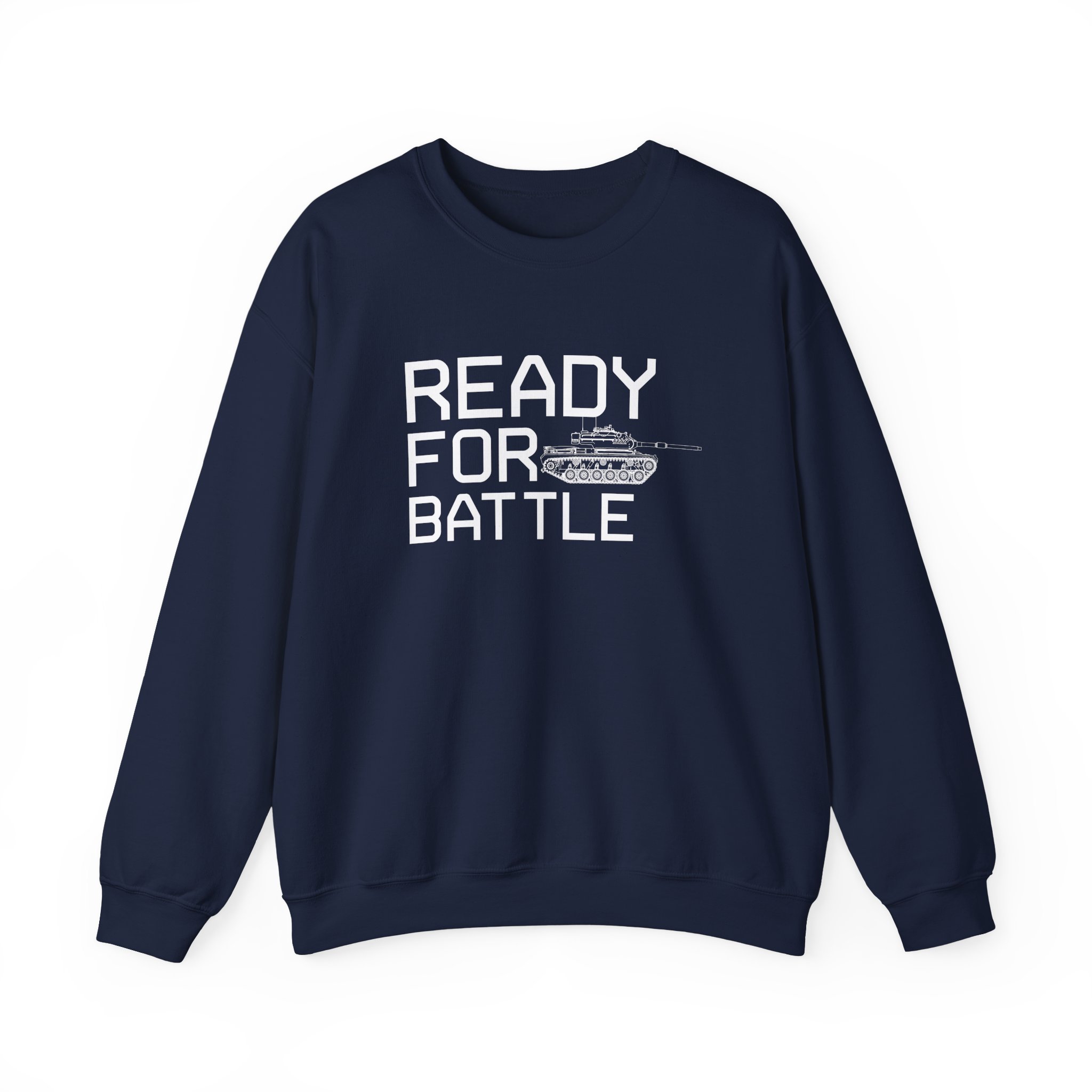 World of Tank Ready for Battle Unisex Heavy Blendâ„¢ Crewneck Sweatshirt
