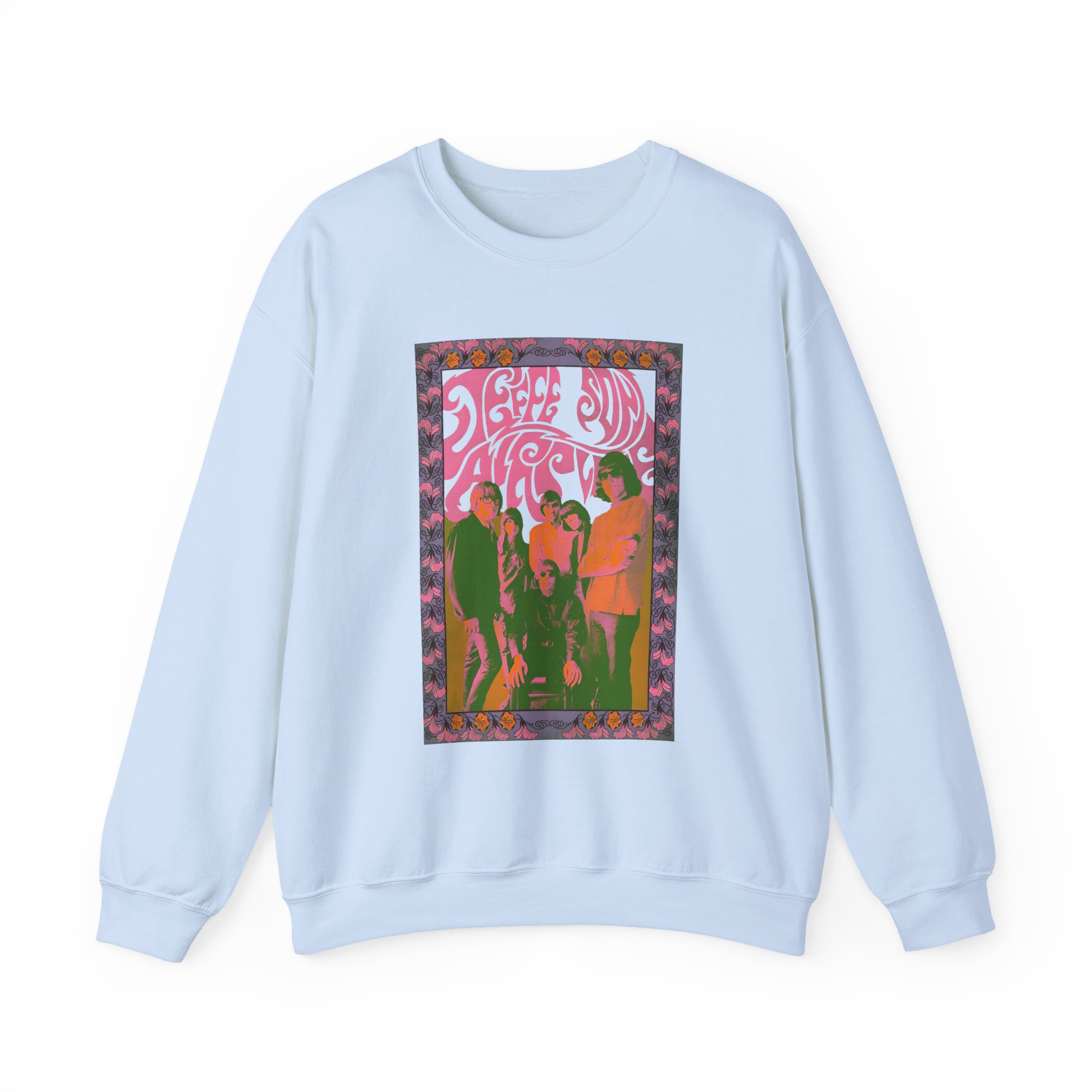 Jefferson Airplane Psychedelic Band Photo Unisex Heavy Blendâ„¢ Crewneck Sweatshirt