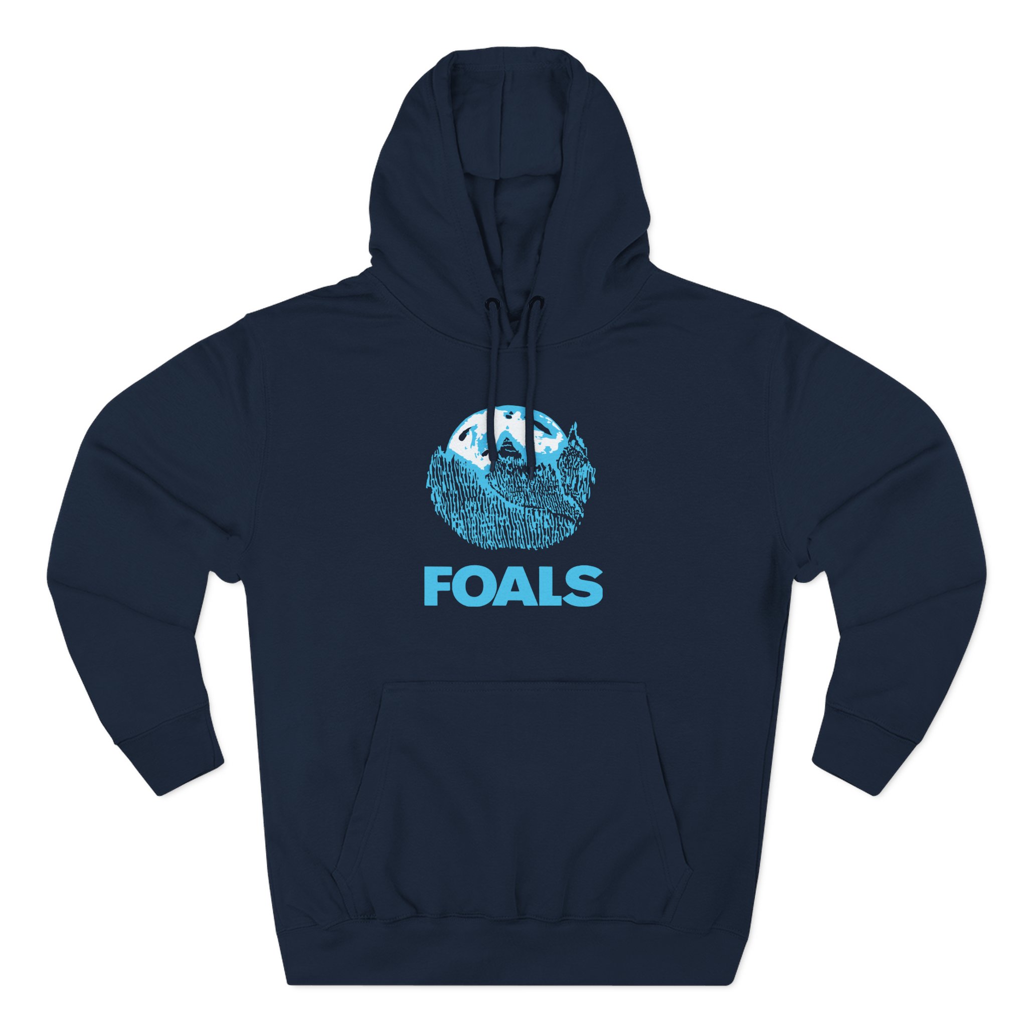 Foals Full Moon Logo Three-Panel Fleece Hoodie