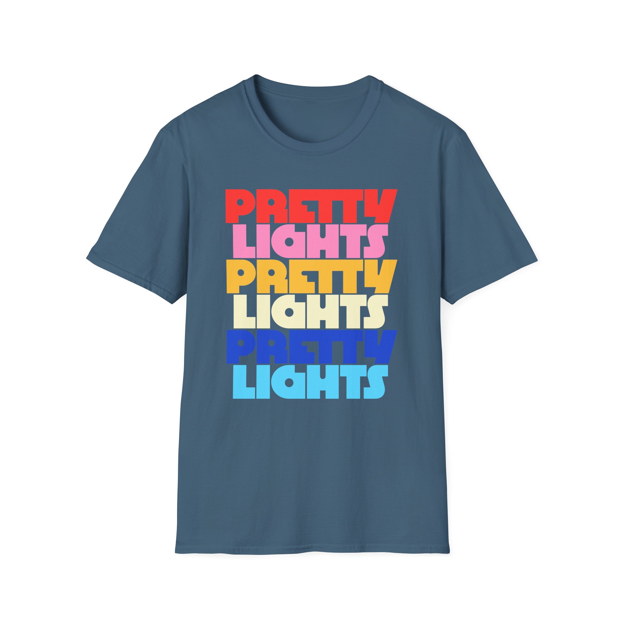 Pretty Lights Rainbow Unisex Softstyle T-Shirt
