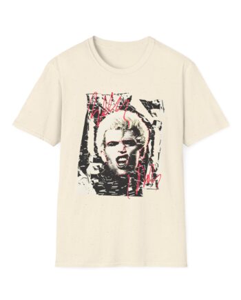 Billy Idol Shattered Photo Unisex Softstyle T-Shirt