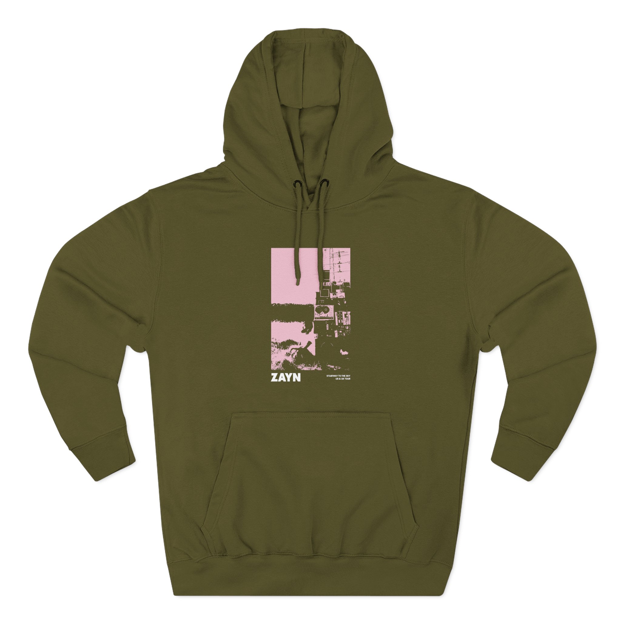 Zayn Malik Antenna Itin Faded Three-Panel Fleece Hoodie