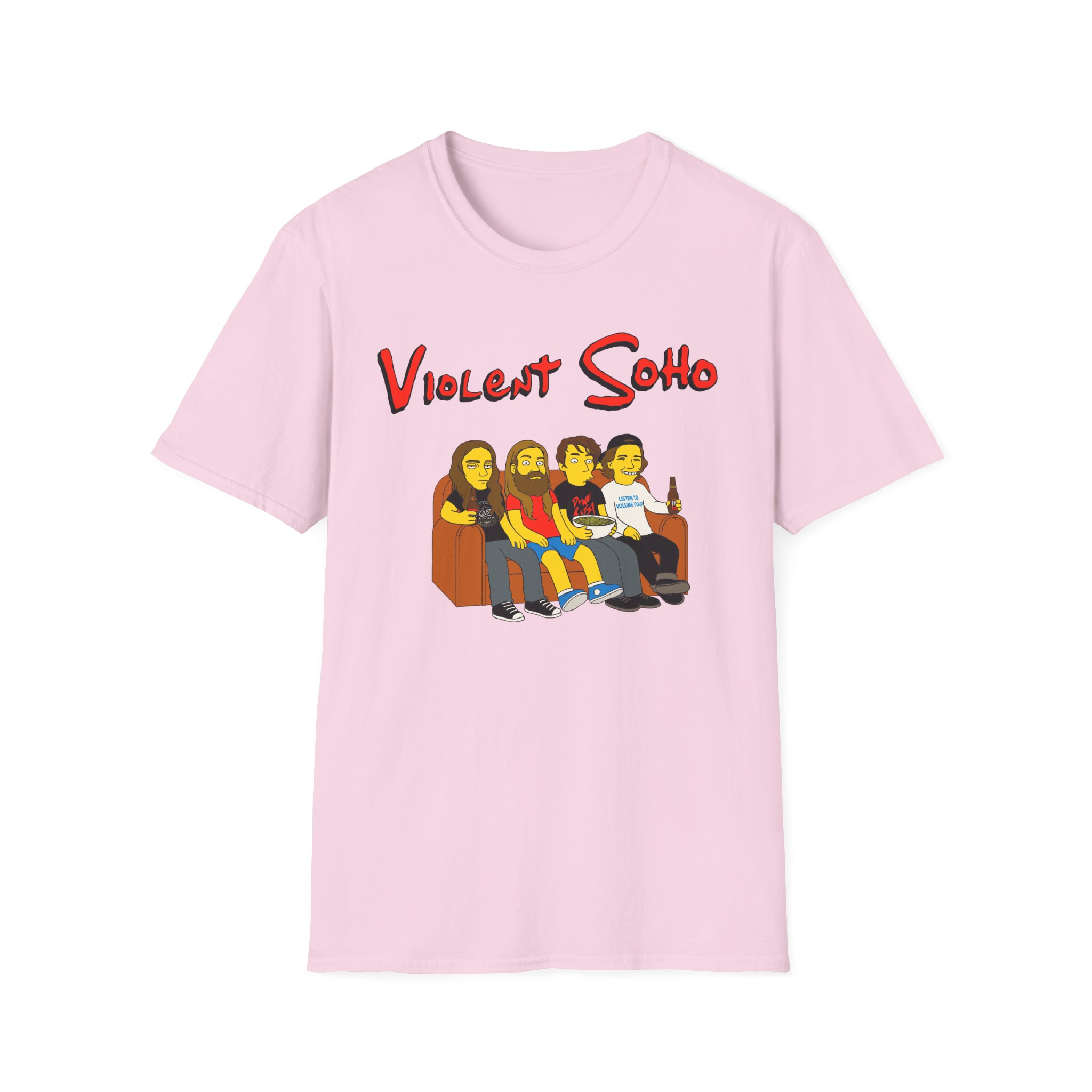 Violent Soho Springfield 4122 Unisex Softstyle T-Shirt
