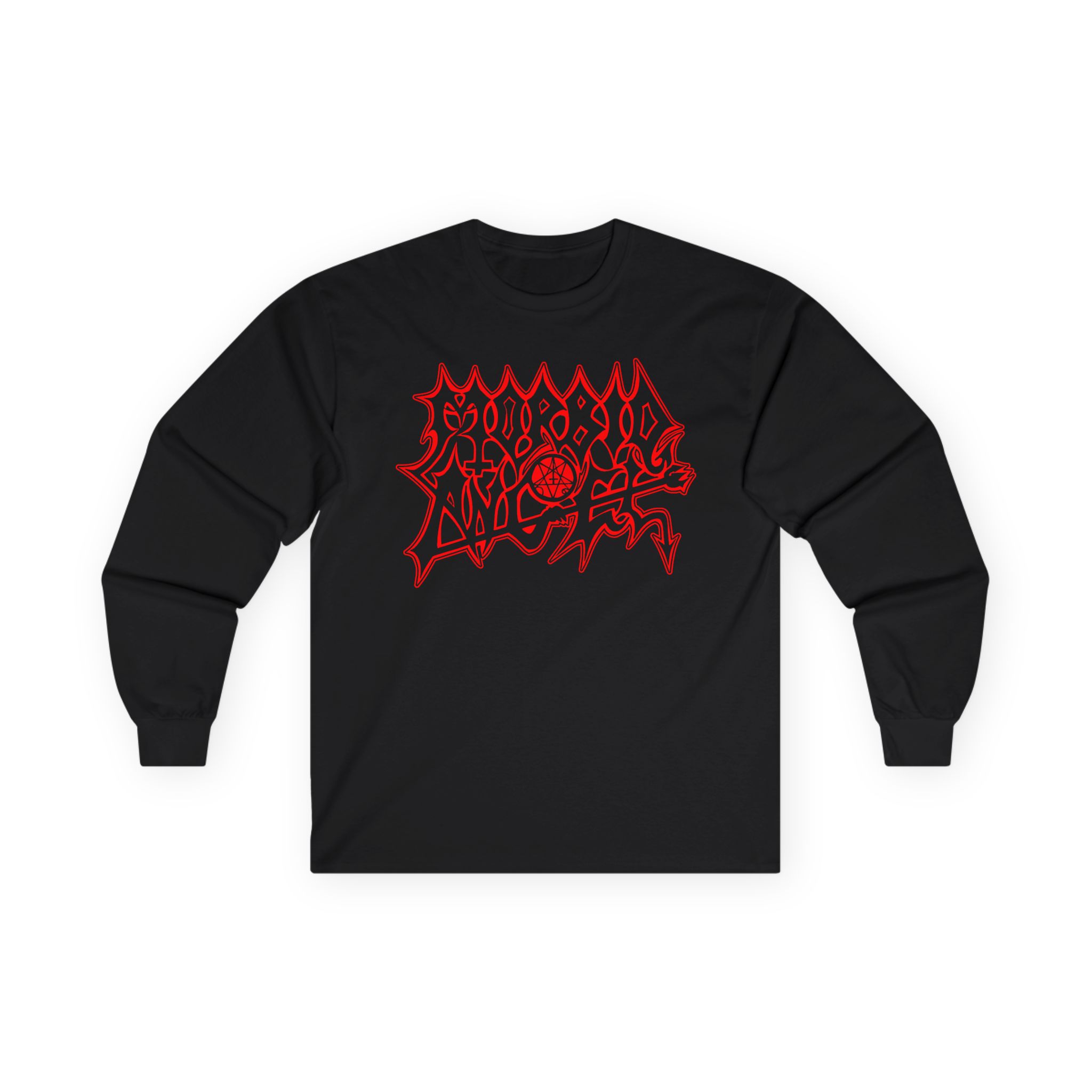 Morbid Angel Red Logo Unisex Ultra Cotton Long Sleeve Tee