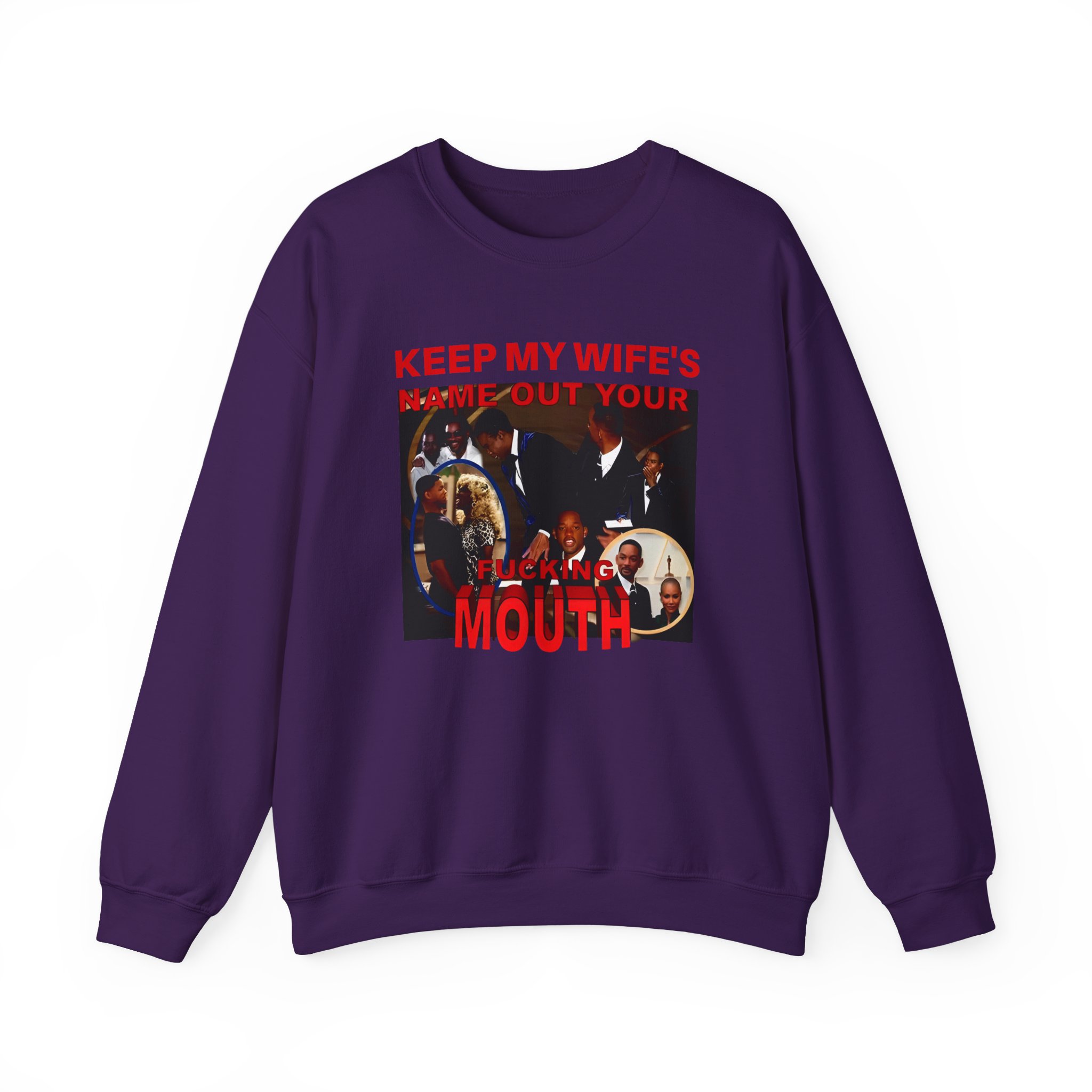 Will Smith Chris Rock Oscars Academy Awards Unisex Heavy Blendâ„¢ Crewneck Sweatshirt