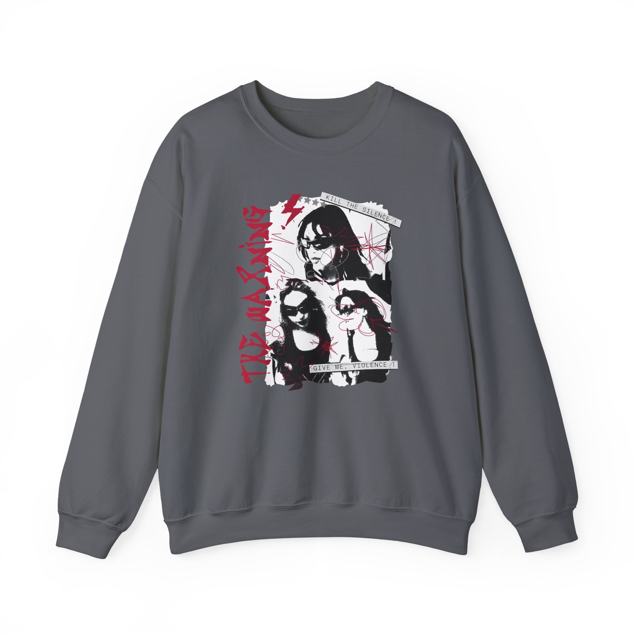 The Warning Silence Unisex Heavy Blendâ„¢ Crewneck Sweatshirt