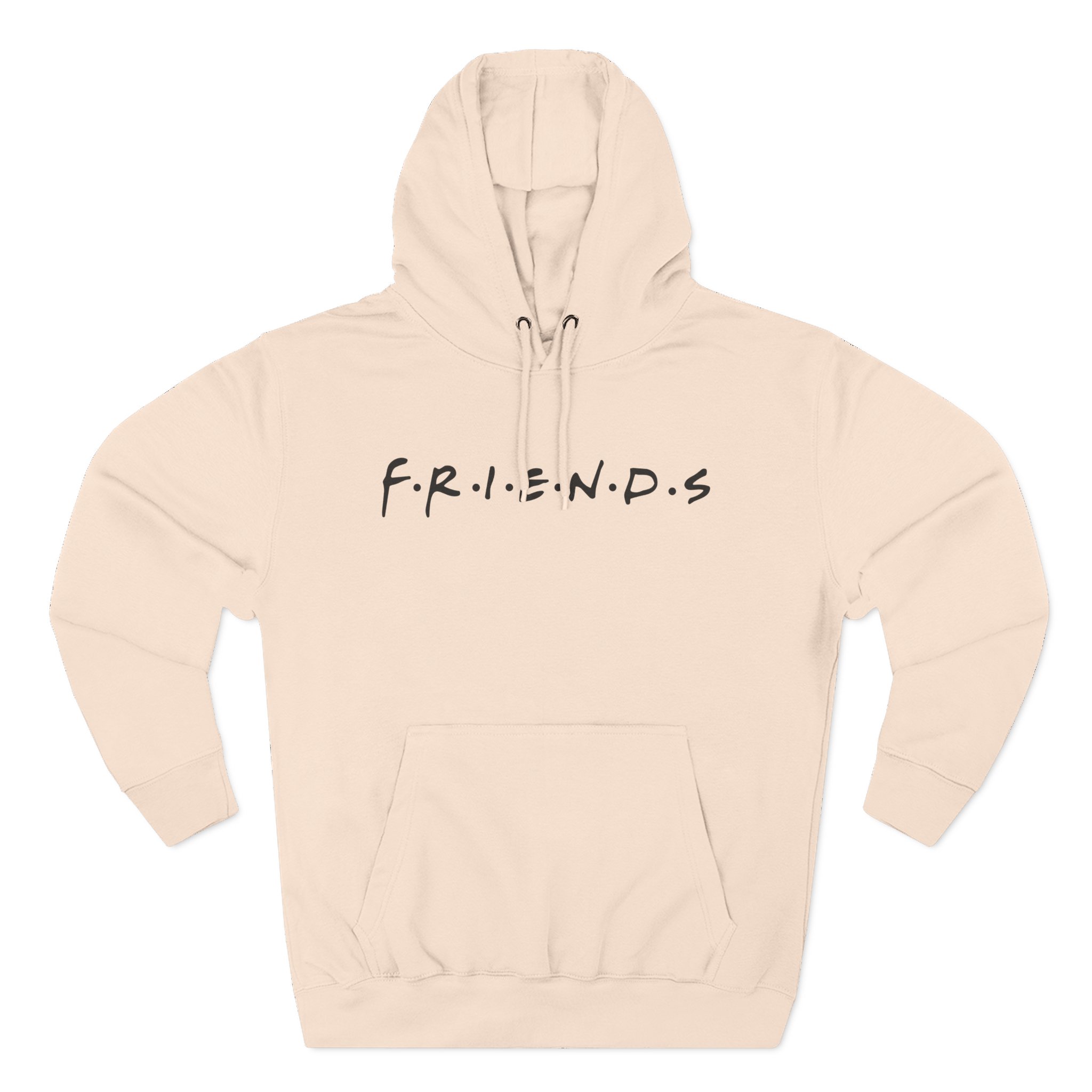 Shubble friend Three-Panel Fleece Hoodie