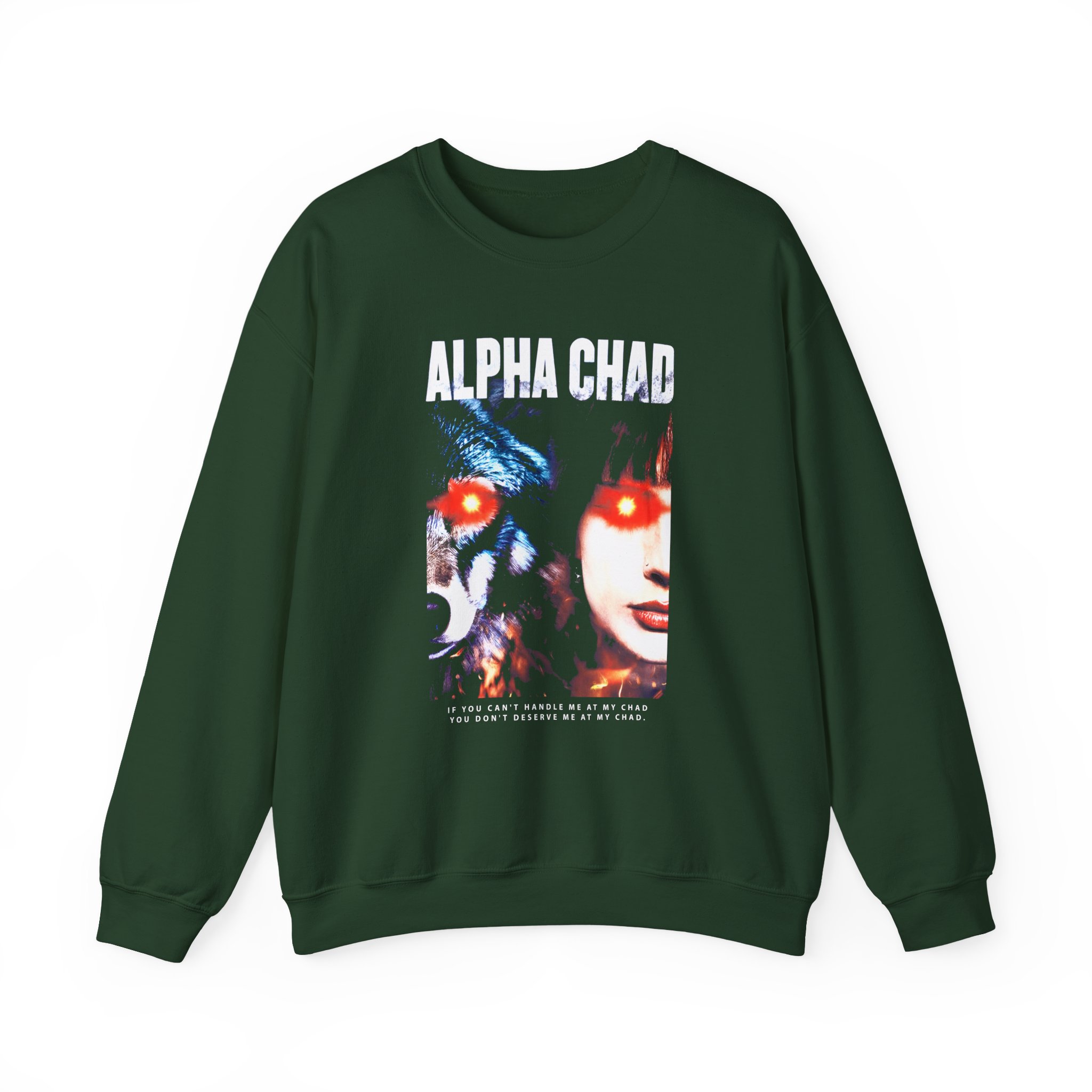 Chad Chad Alpha Chad Unisex Heavy Blendâ„¢ Crewneck Sweatshirt