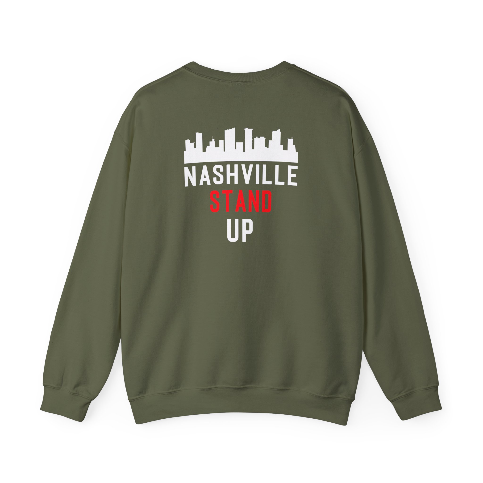 Caleb Plant Nashville Stand Up World Championship Unisex Heavy Blendâ„¢ Crewneck Sweatshirt