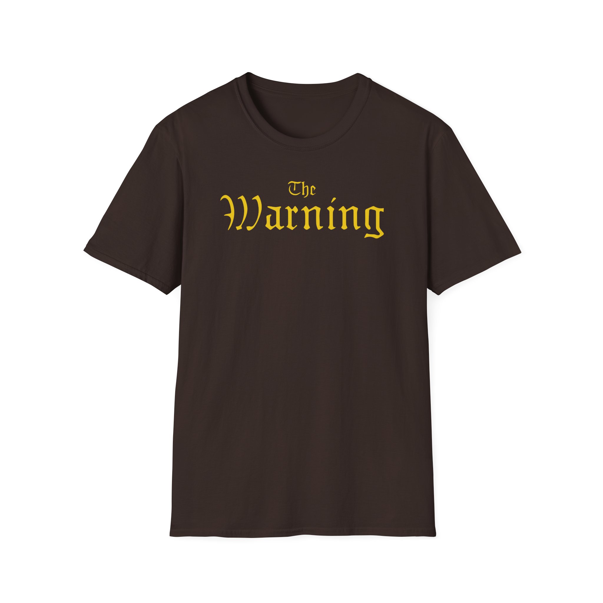 The Warning Gold TW Logo Unisex Softstyle T-Shirt