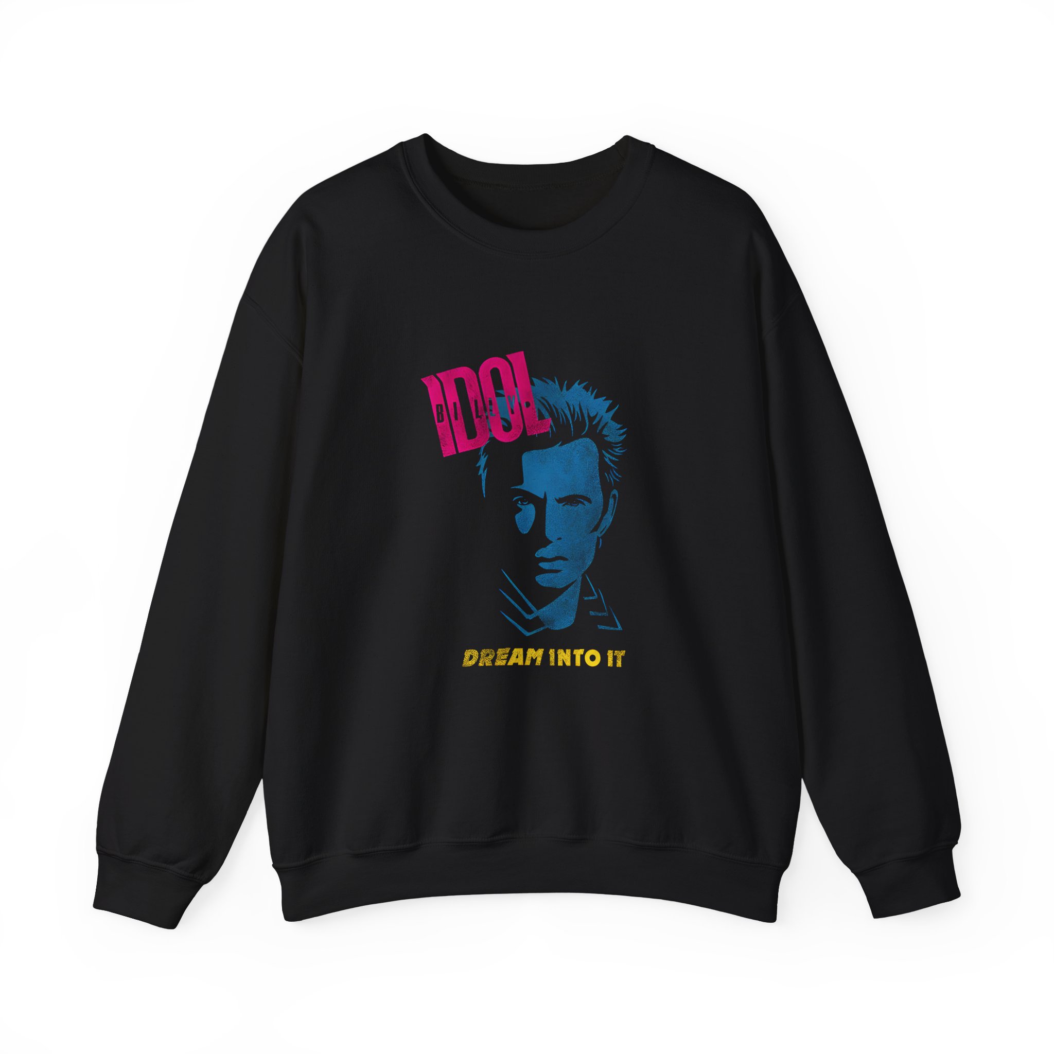 Billy Idol Dream Into It Album Unisex Heavy Blendâ„¢ Crewneck Sweatshirt