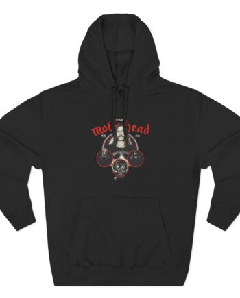 Lemmy 50 Years Raglan Three-Panel Fleece Hoodie