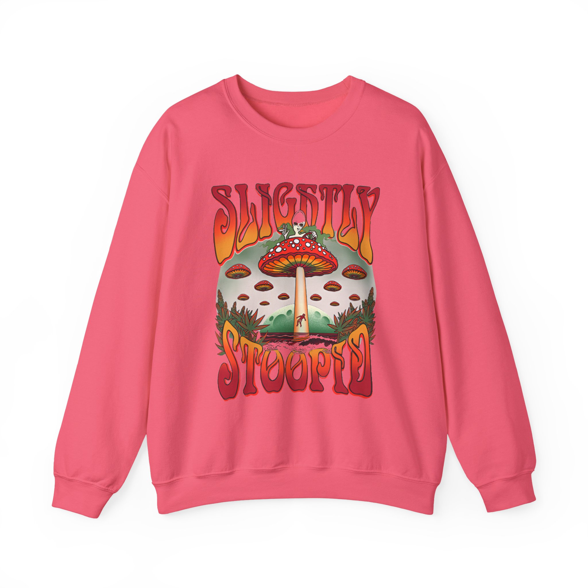 Slightly Stoopid Mushroom Ufo Unisex Heavy Blendâ„¢ Crewneck Sweatshirt