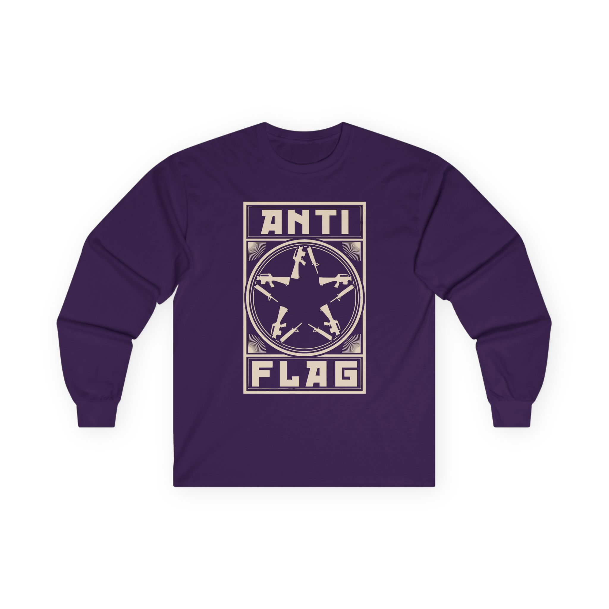 Anti Flag Comrade Gunstar Unisex Ultra Cotton Long Sleeve Tee