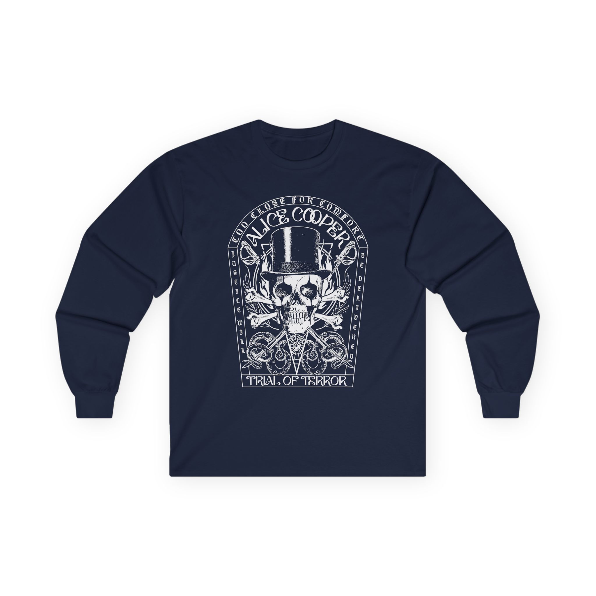 Alice Cooper Trial of Terror Unisex Ultra Cotton Long Sleeve Tee