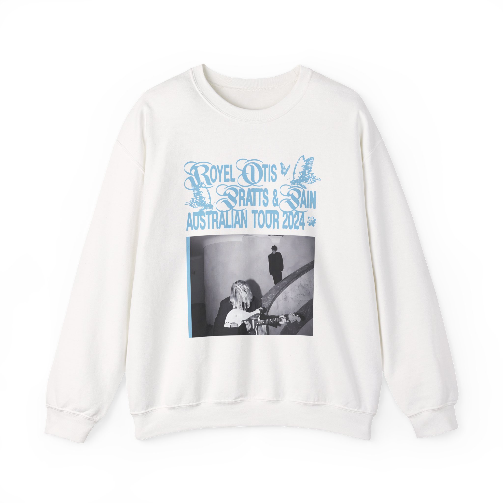 Royel Otis Band Pratts and Pain Australian Tour 2024 Unisex Heavy Blendâ„¢ Crewneck Sweatshirt