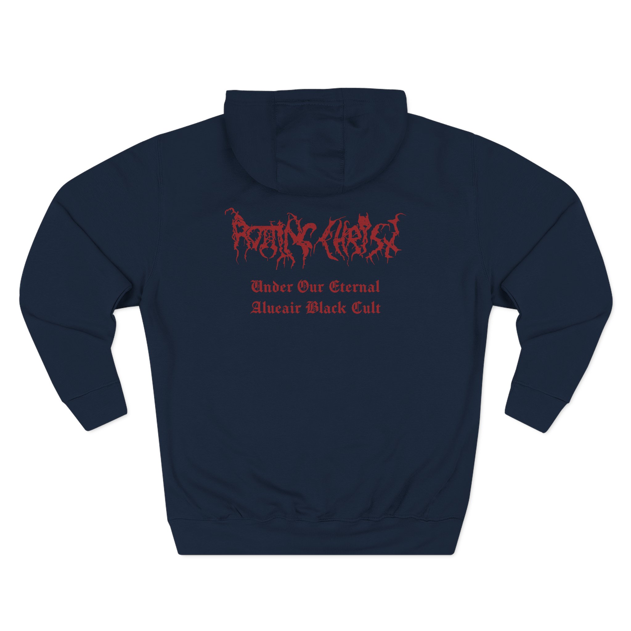 Rotting Christ Thy Might Contract Goat Three-Panel Fleece Hoodie