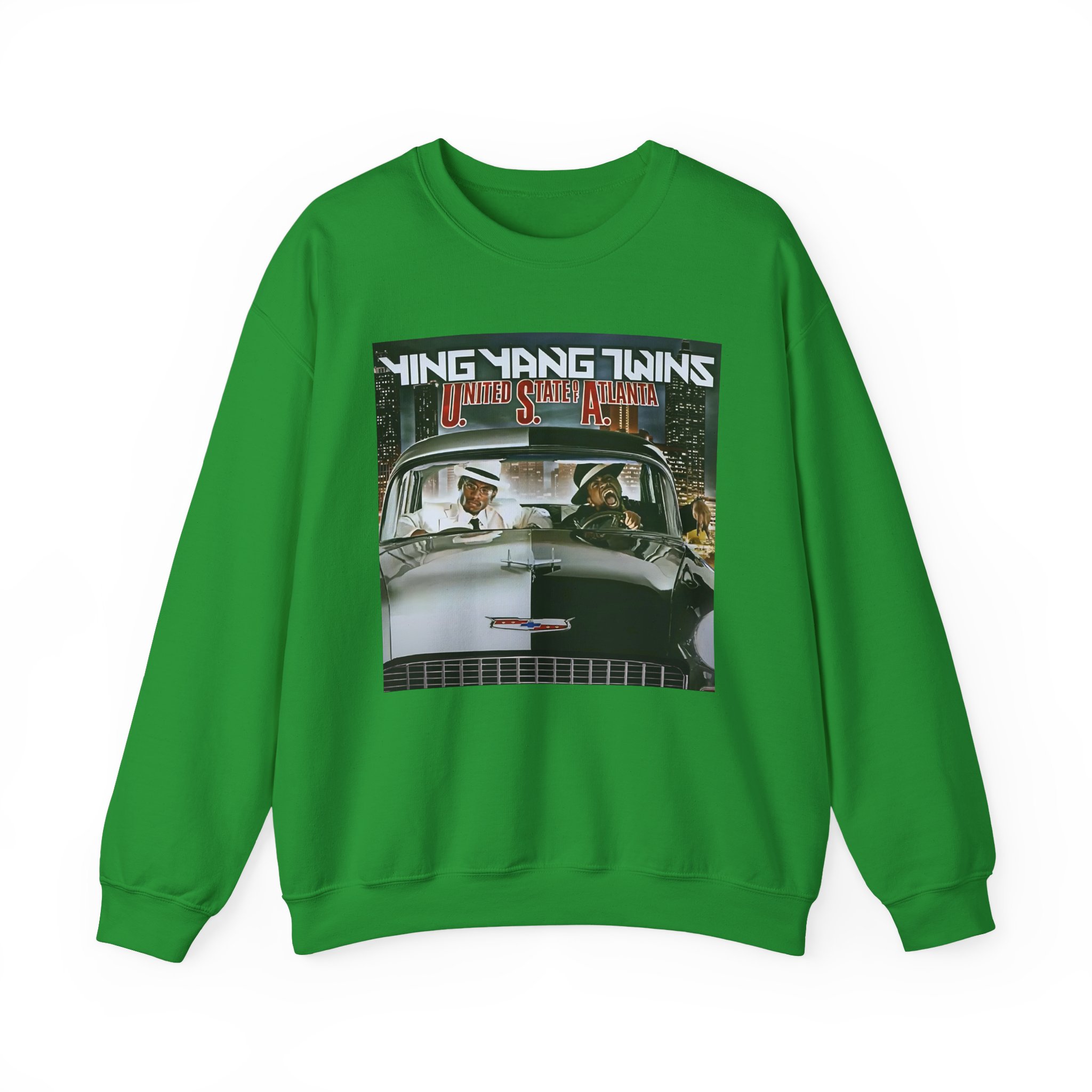 Ying Yang Twins United State Of Atlanta Album Cover Unisex Heavy Blendâ„¢ Crewneck Sweatshirt