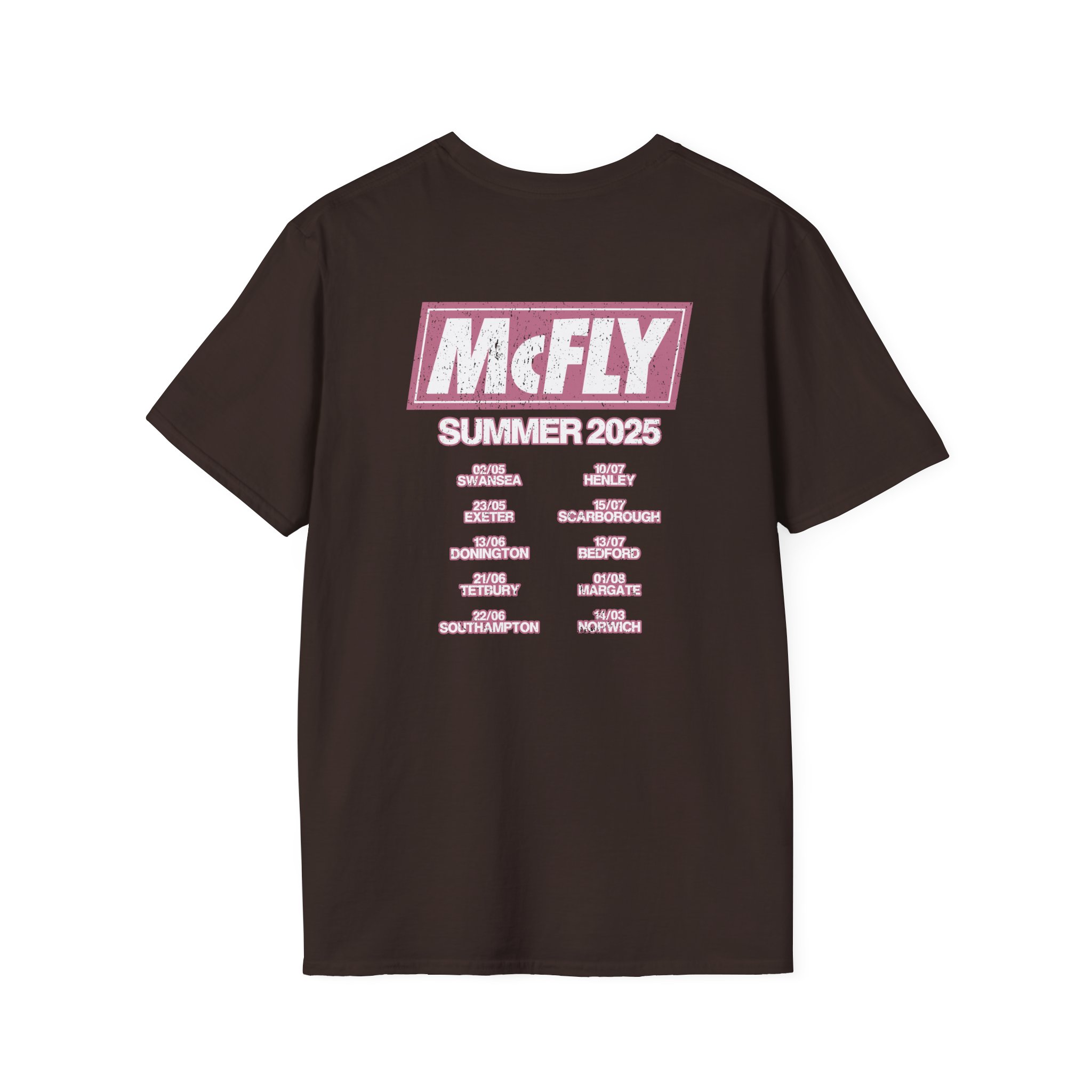 Mcfly Summer 2025 Tour Unisex Softstyle T-shirt