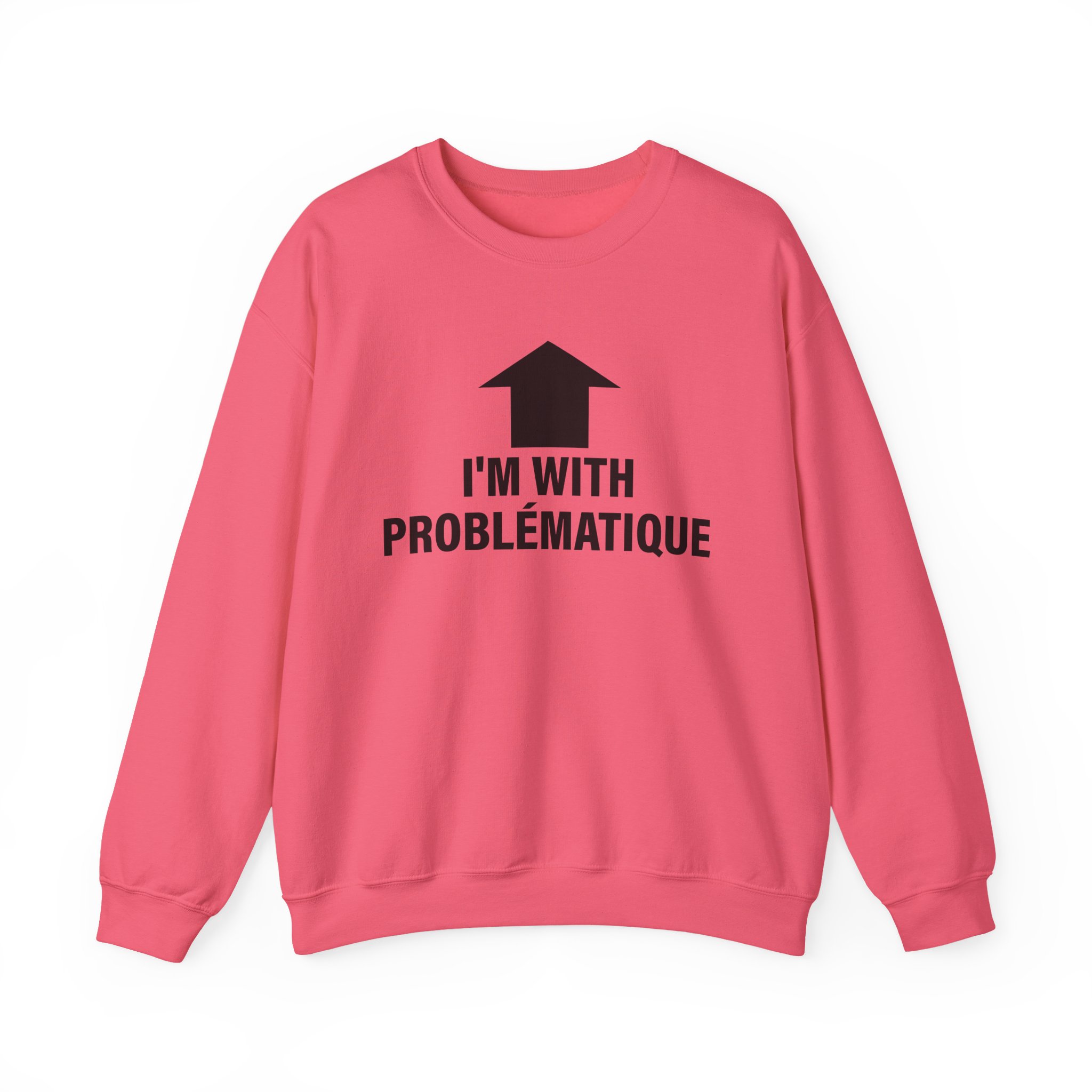 Kim Petras I’m With Problématique Unisex Heavy Blend™ Crewneck Sweatshirt