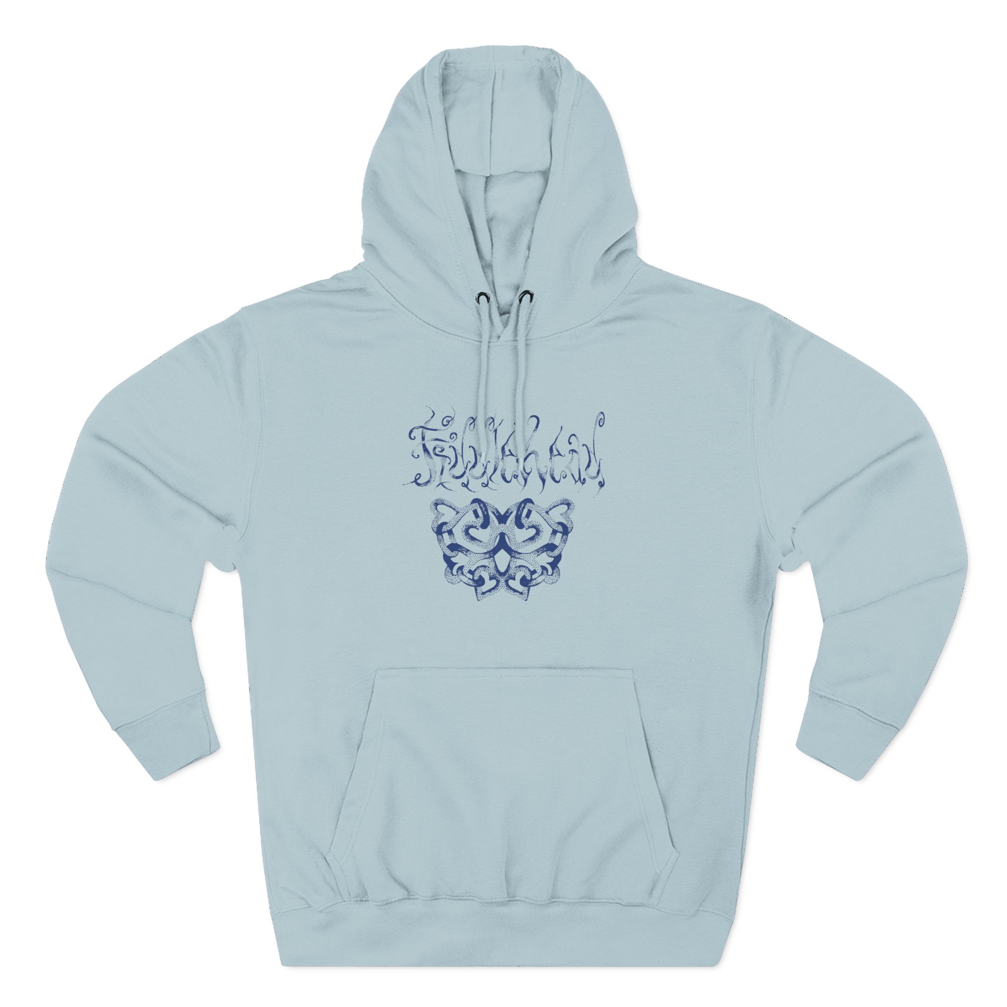 Fiddlehead Tattoo Three-Panel Fleece Hoodie