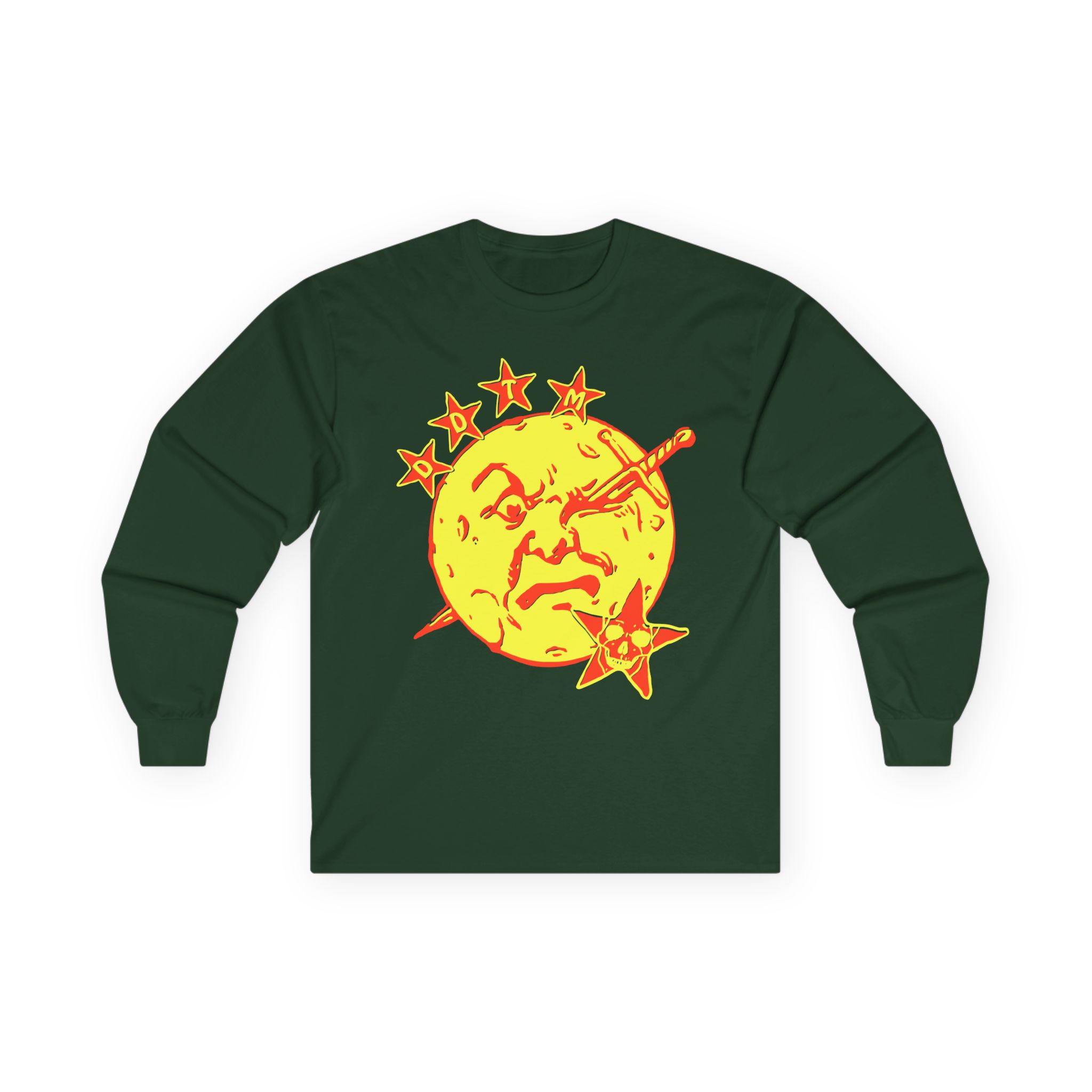 Foxing Moon Face Unisex Ultra Cotton Long Sleeve Tee