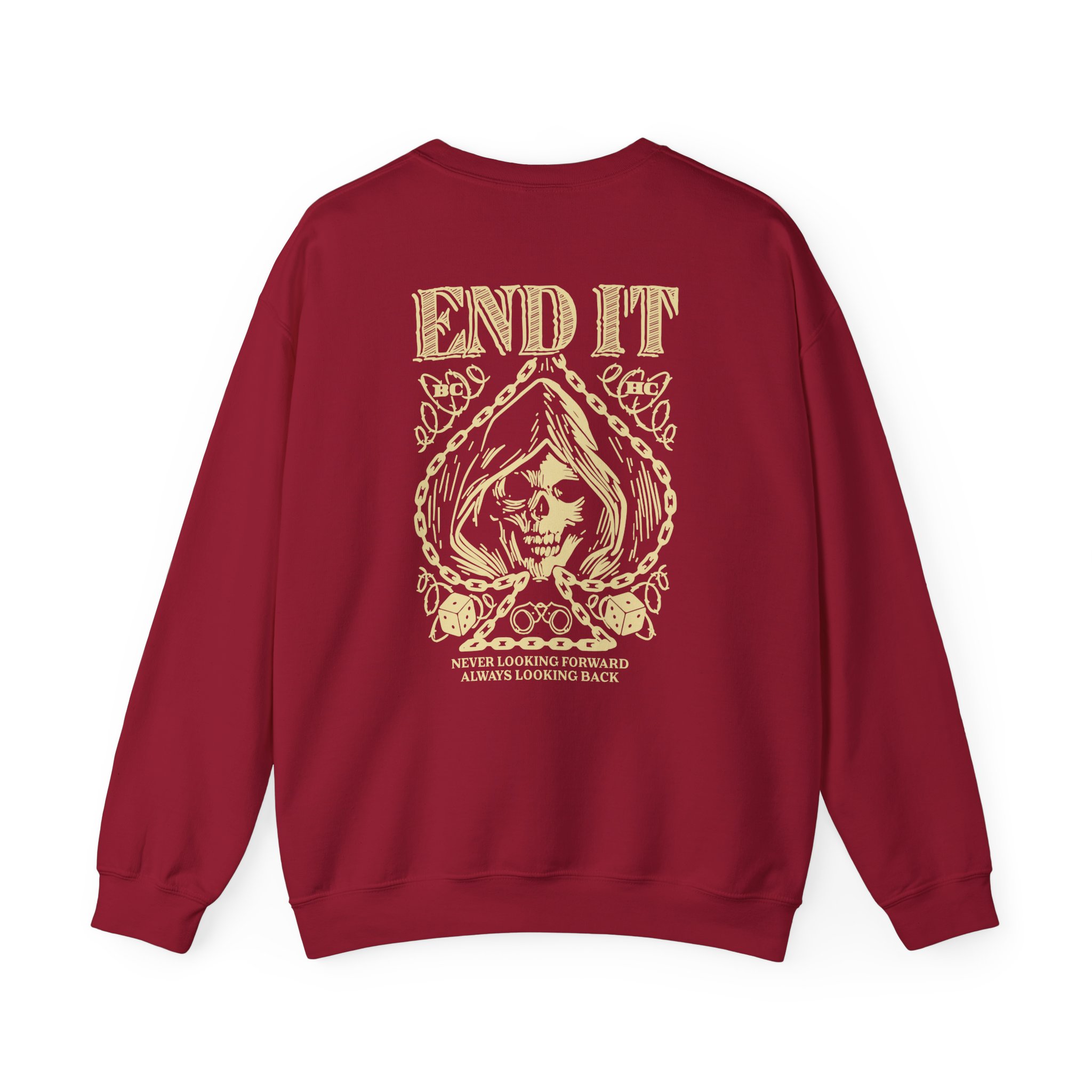 End It Spade Reaper Unisex Heavy Blendâ„¢ Crewneck Sweatshirt