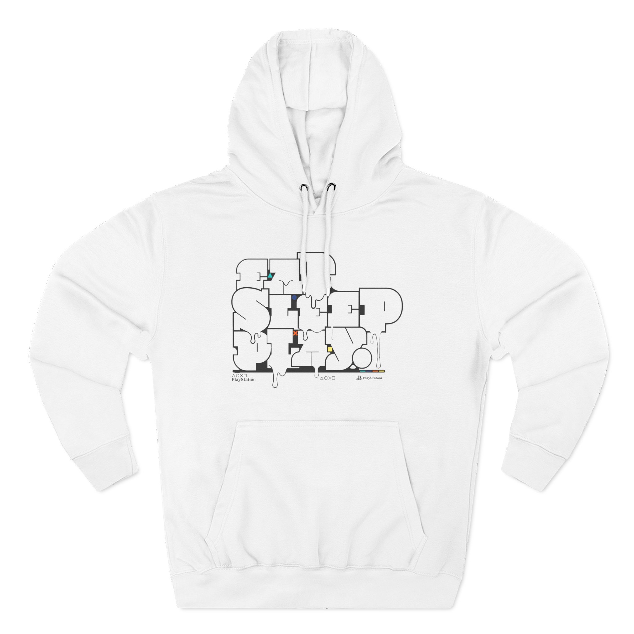 PlayStation Eat Sleep Play Three-Panel Fleece Hoodie