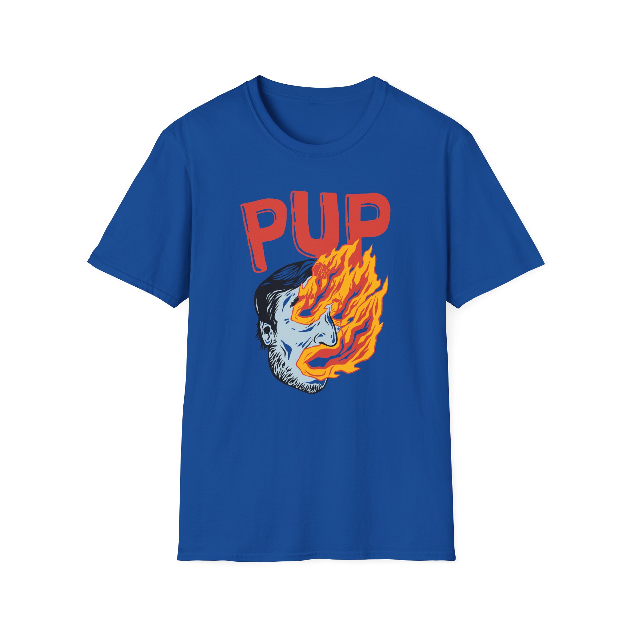 Pup I Hope the World Explodes Unisex Softstyle T-Shirt