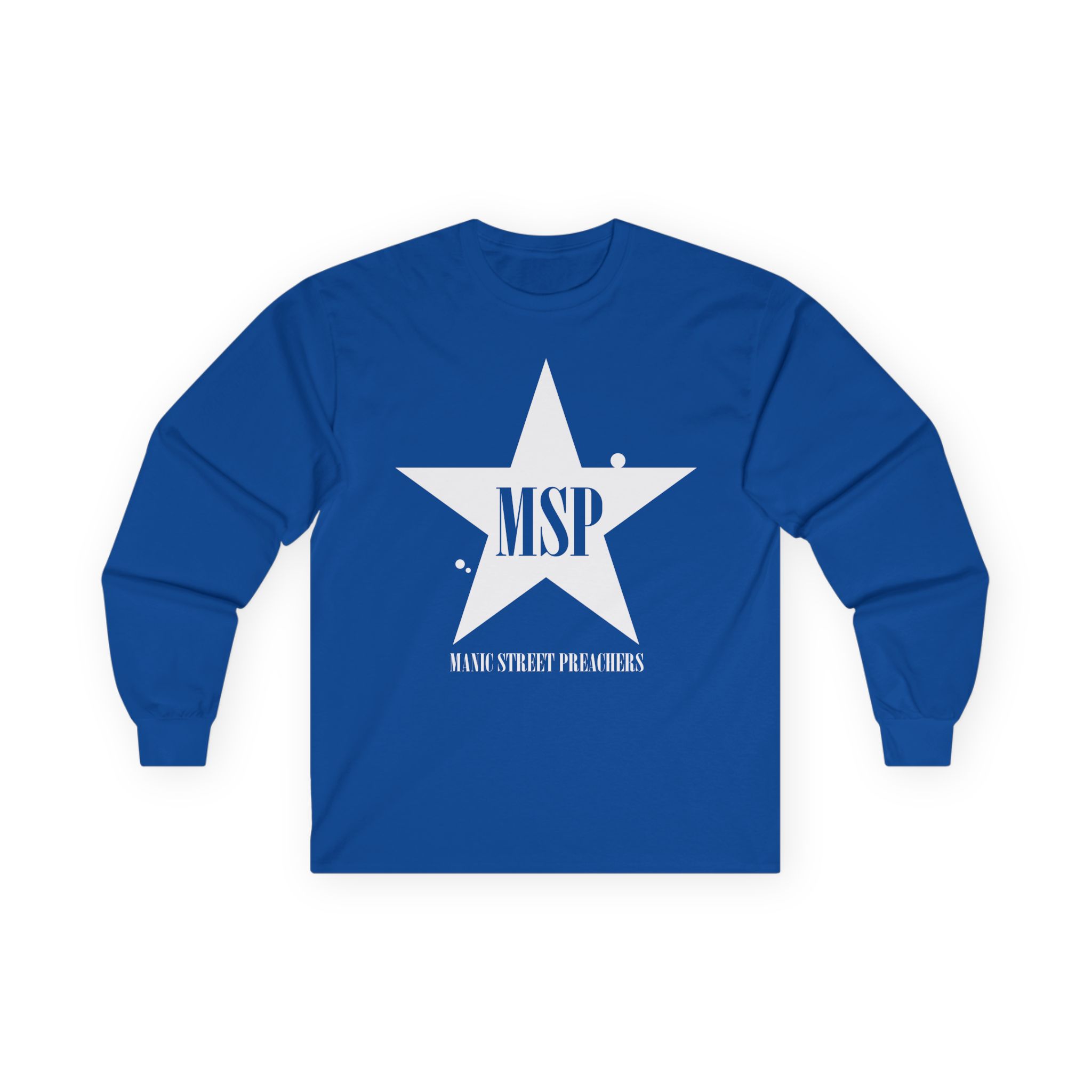 Manic Street Preachers Distressed Star Unisex Ultra Cotton Long Sleeve Tee