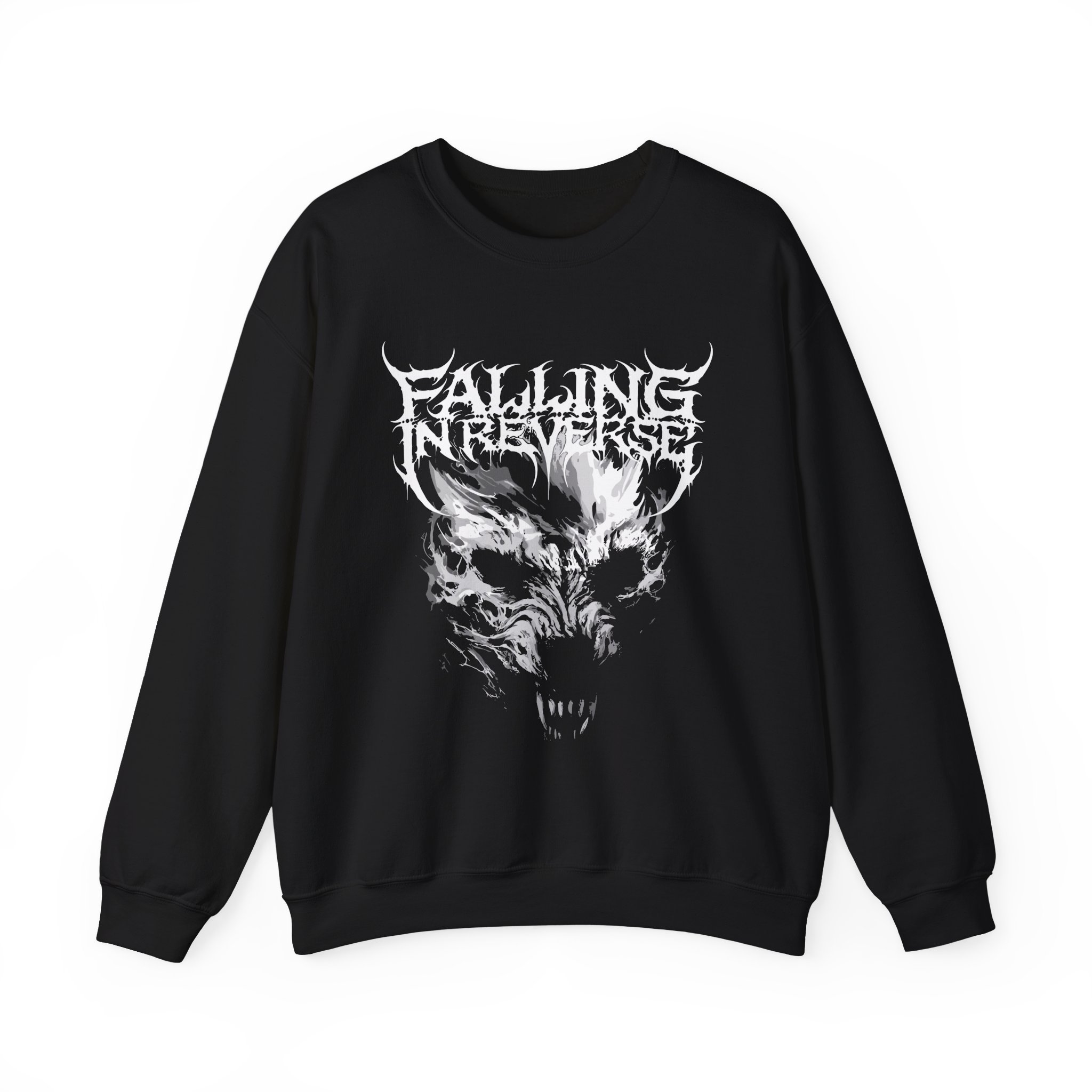 Falling in Reverse Wolf Unisex Heavy Blendâ„¢ Crewneck Sweatshirt