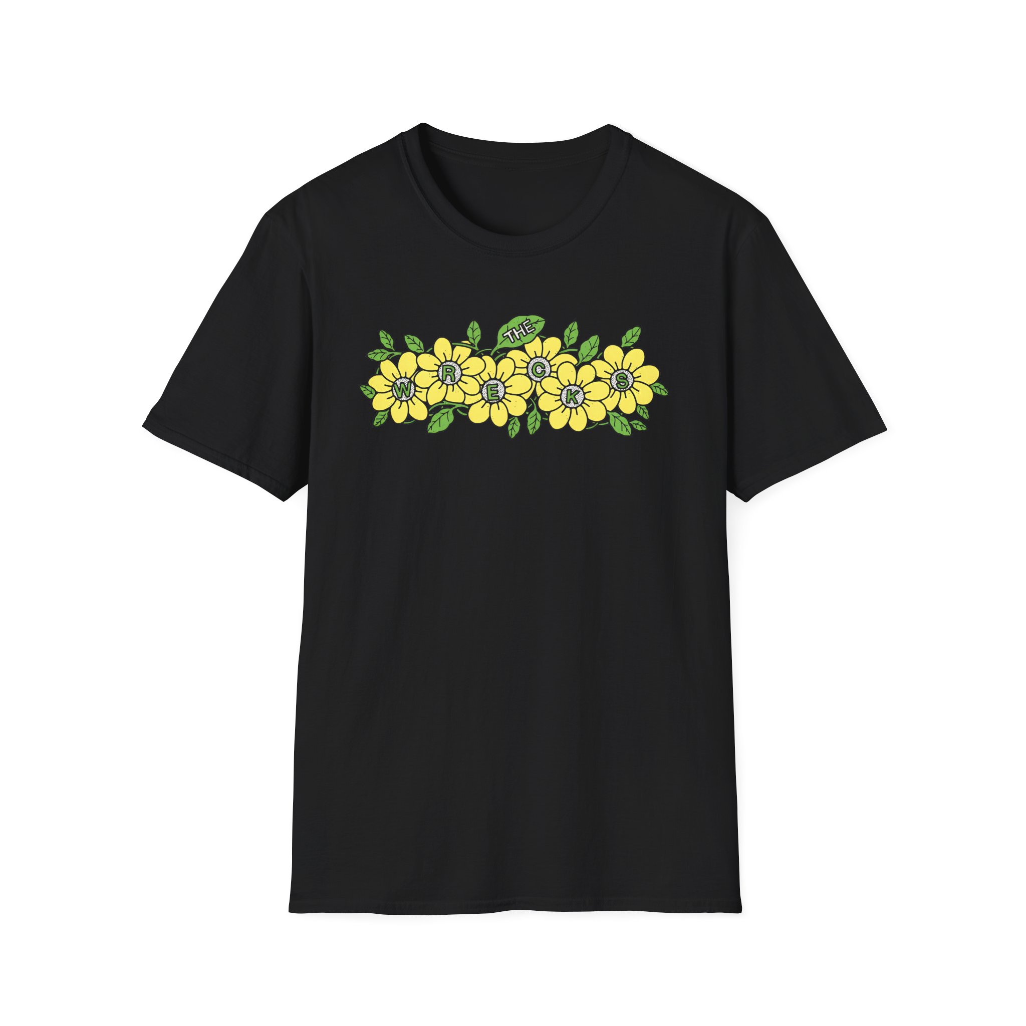 The Wrecks Flower Unisex Softstyle T-Shirt