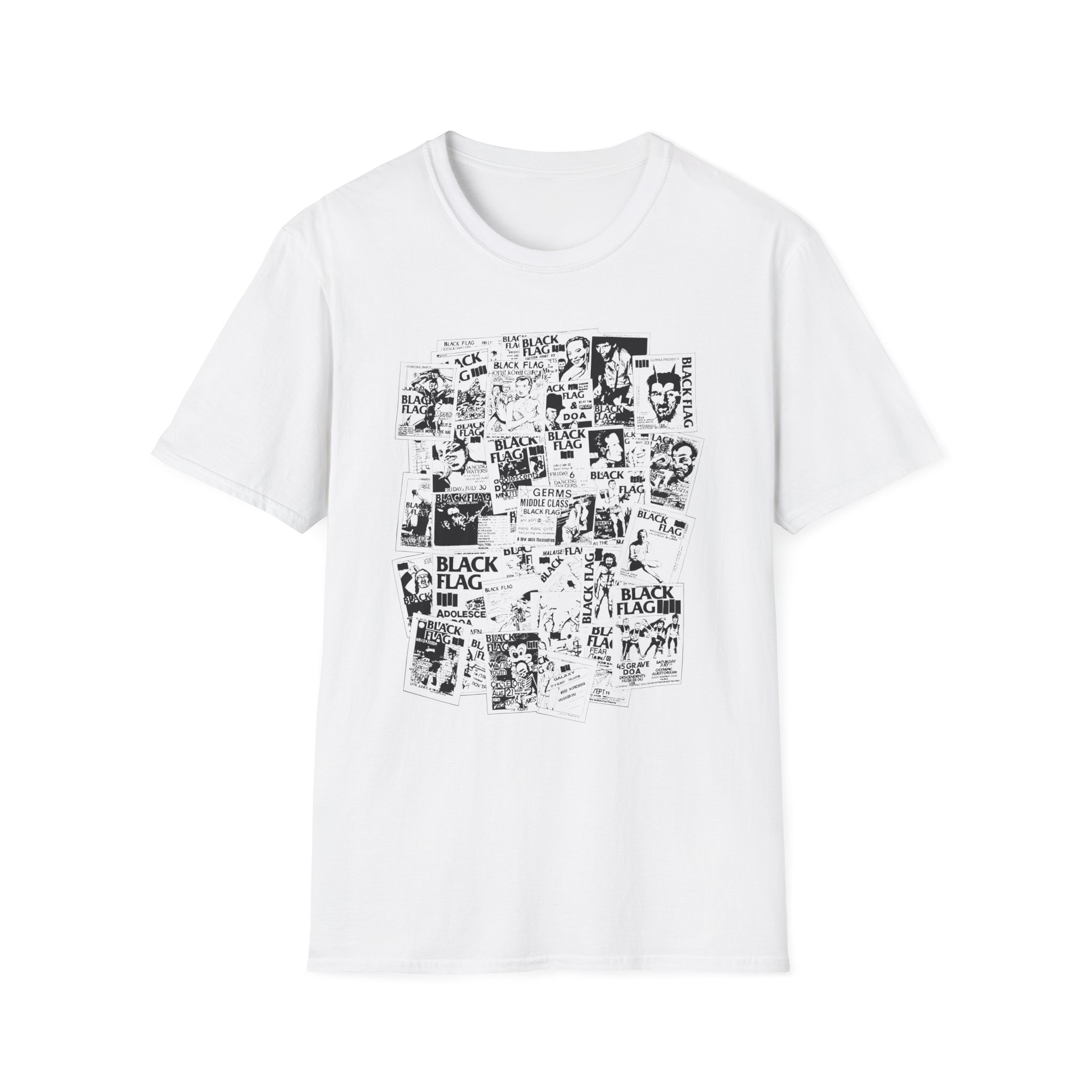 Black Flag Flyers Unisex Softstyle T-Shirt