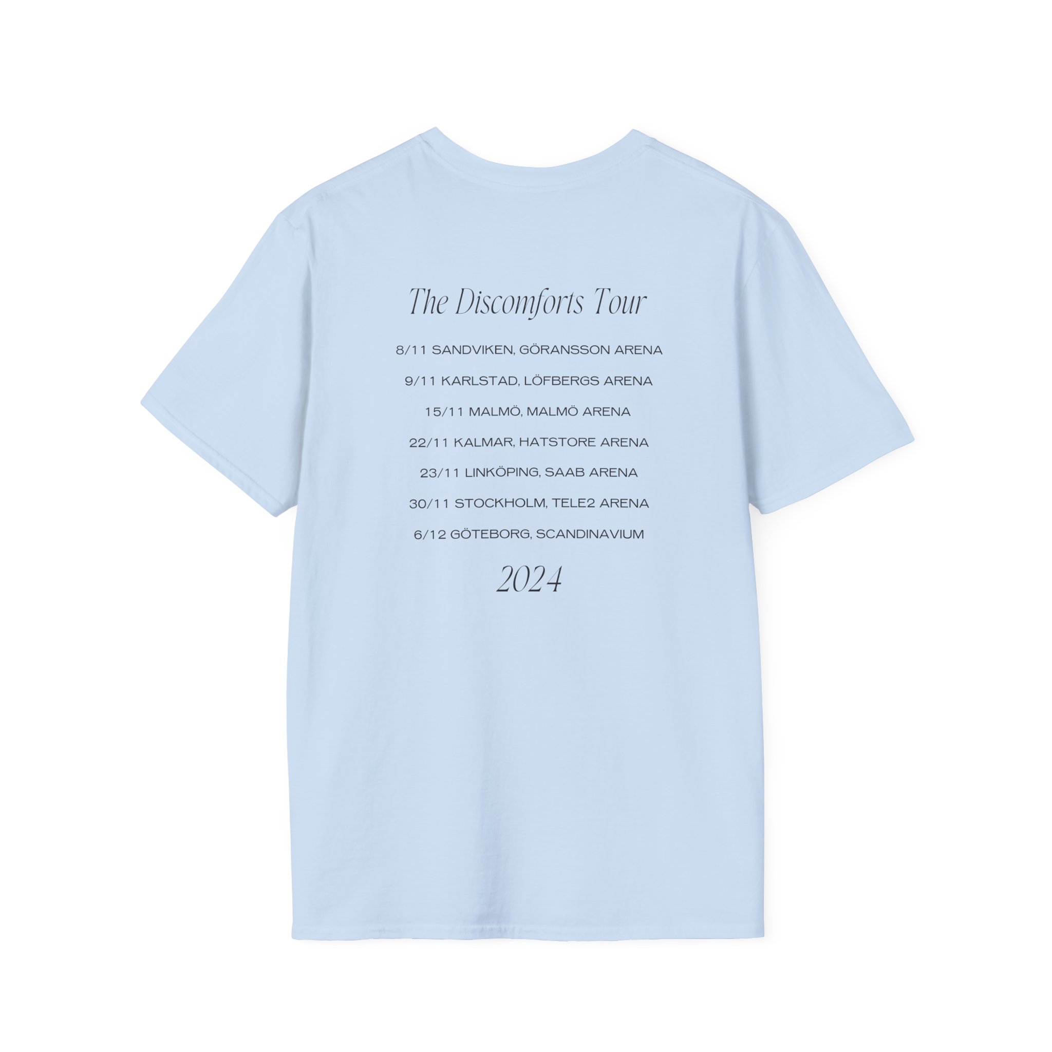 Albin Lee Meldau Discomforts Tour Unisex Softstyle T-Shirt