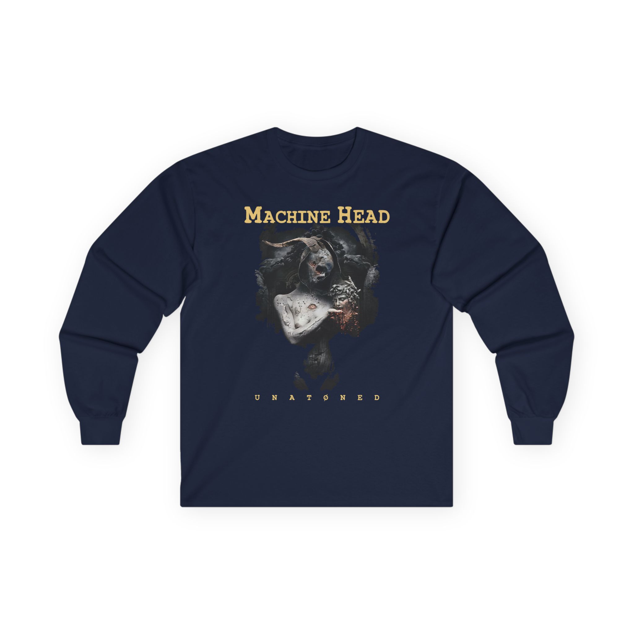 Machine Head Unatøned Unisex Ultra Cotton Long Sleeve Tee