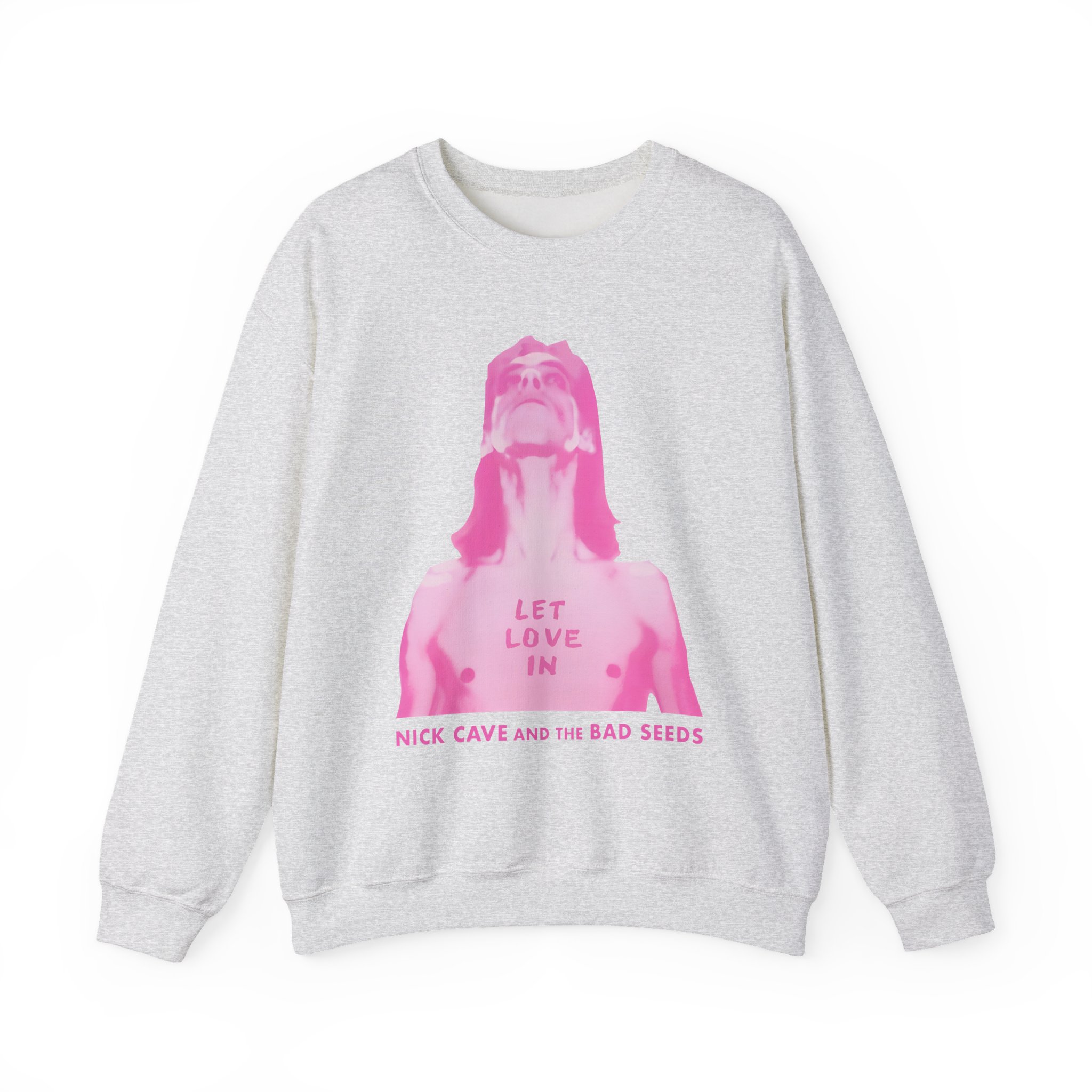 Nick Cave Let Love in Unisex Heavy Blendâ„¢ Crewneck Sweatshirt