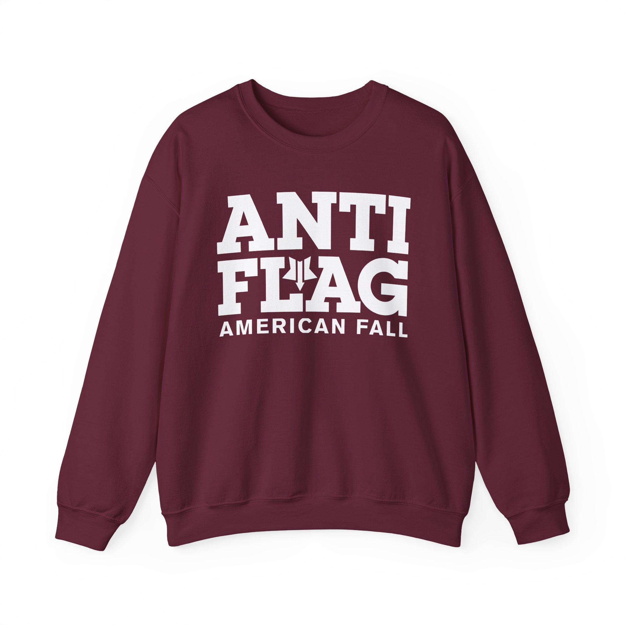 Anti Flag American Fall Unisex Heavy Blendâ„¢ Crewneck Sweatshirt