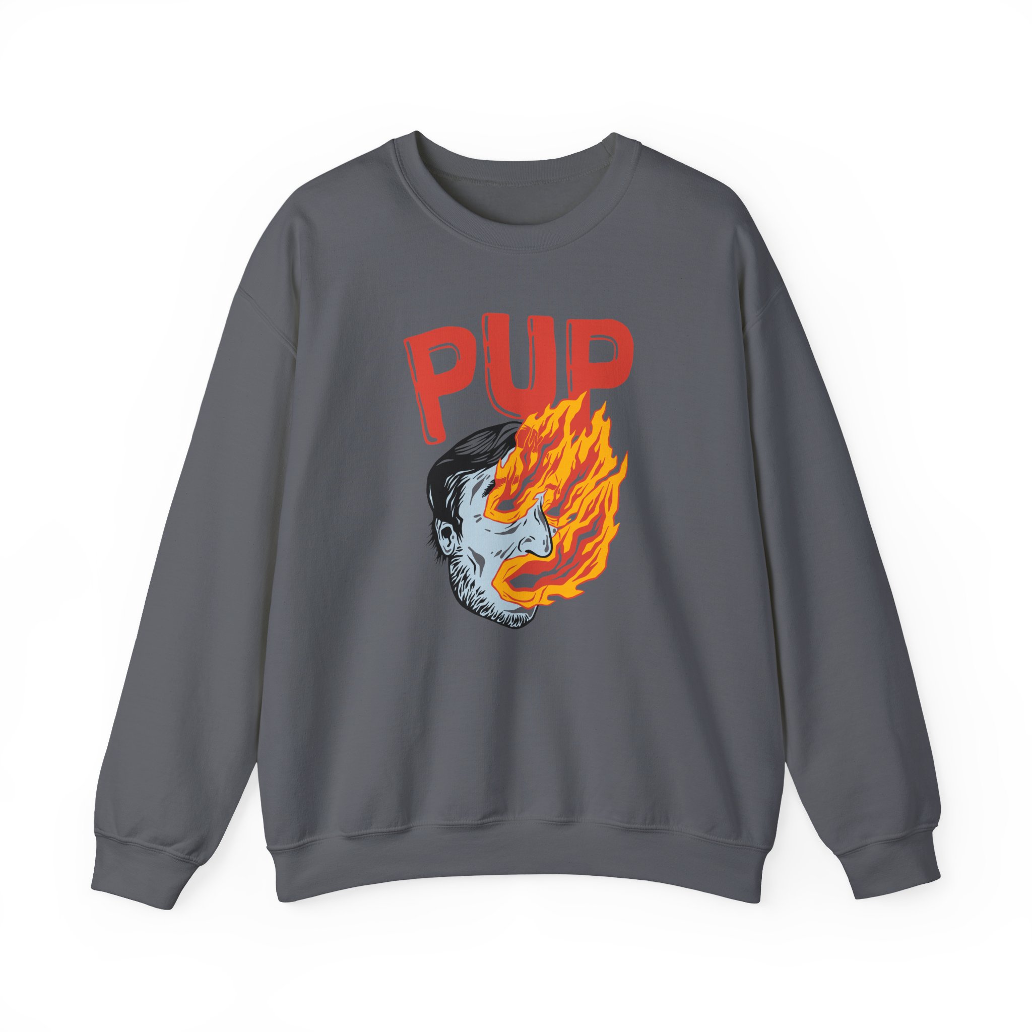 Pup I Hope the World Explodes Unisex Heavy Blend Crewneck Sweatshirt