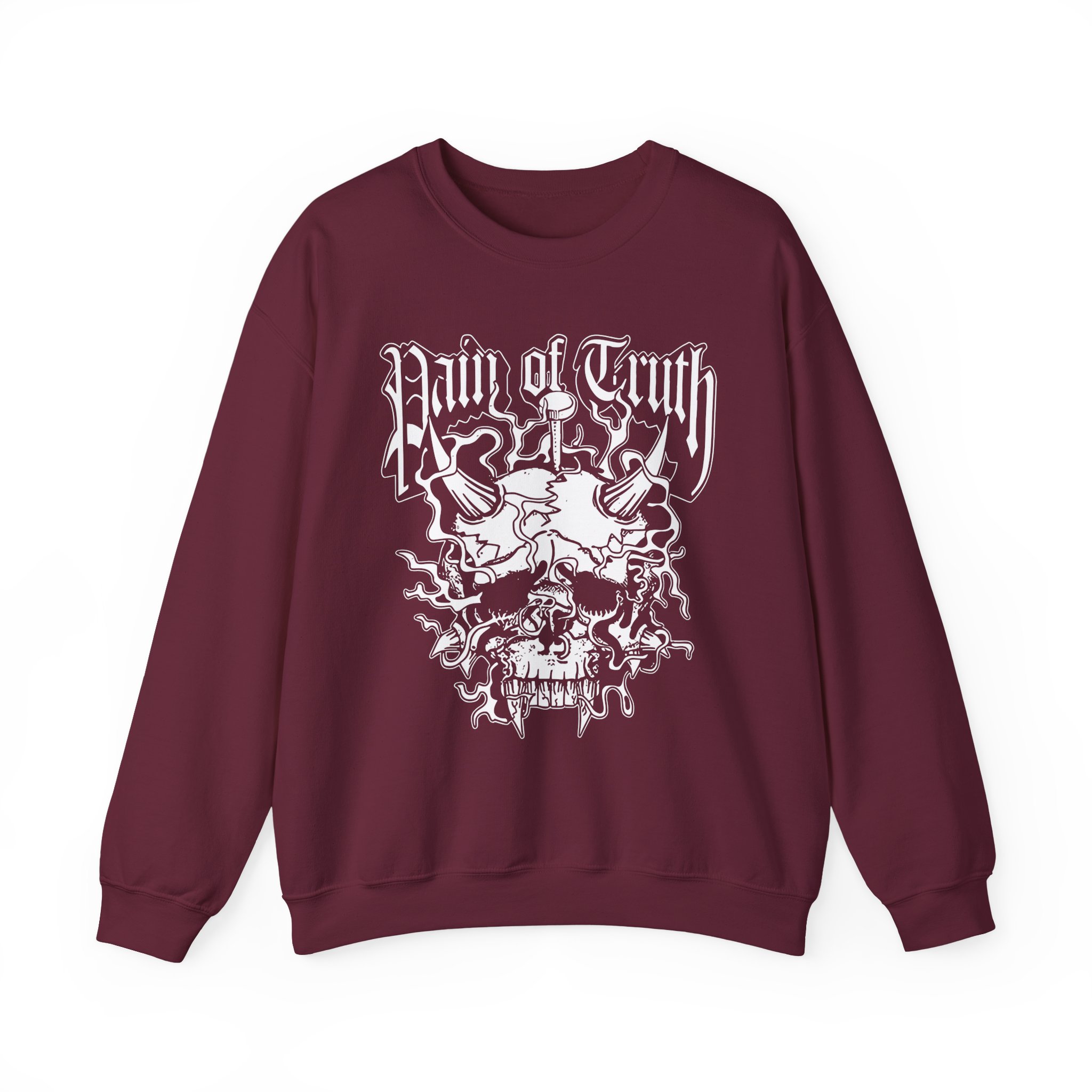 Pain of Truth Fangs Unisex Heavy Blendâ„¢ Crewneck Sweatshirt
