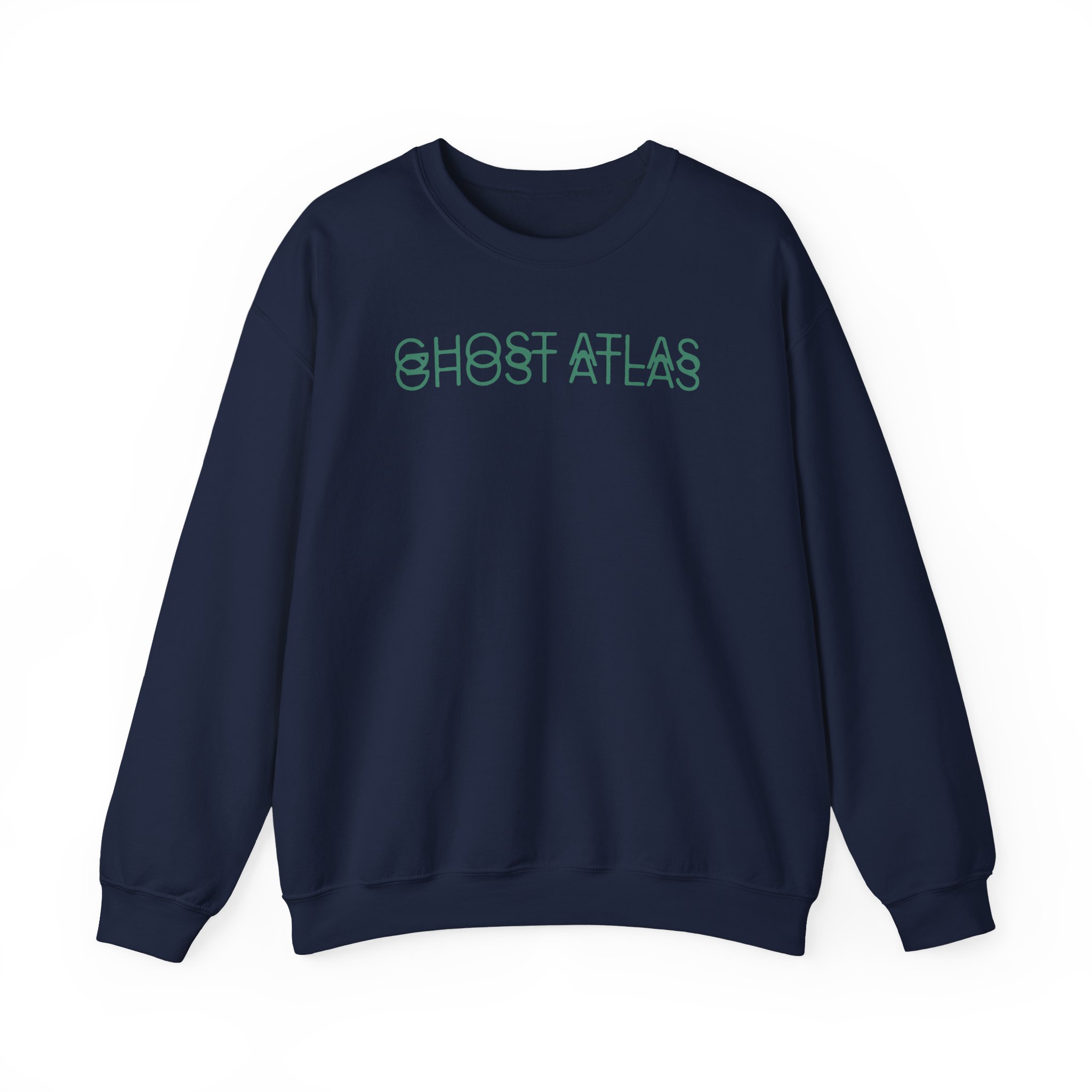 Ghost Atlas Flowers Unisex Heavy Blendâ„¢ Crewneck Sweatshirt