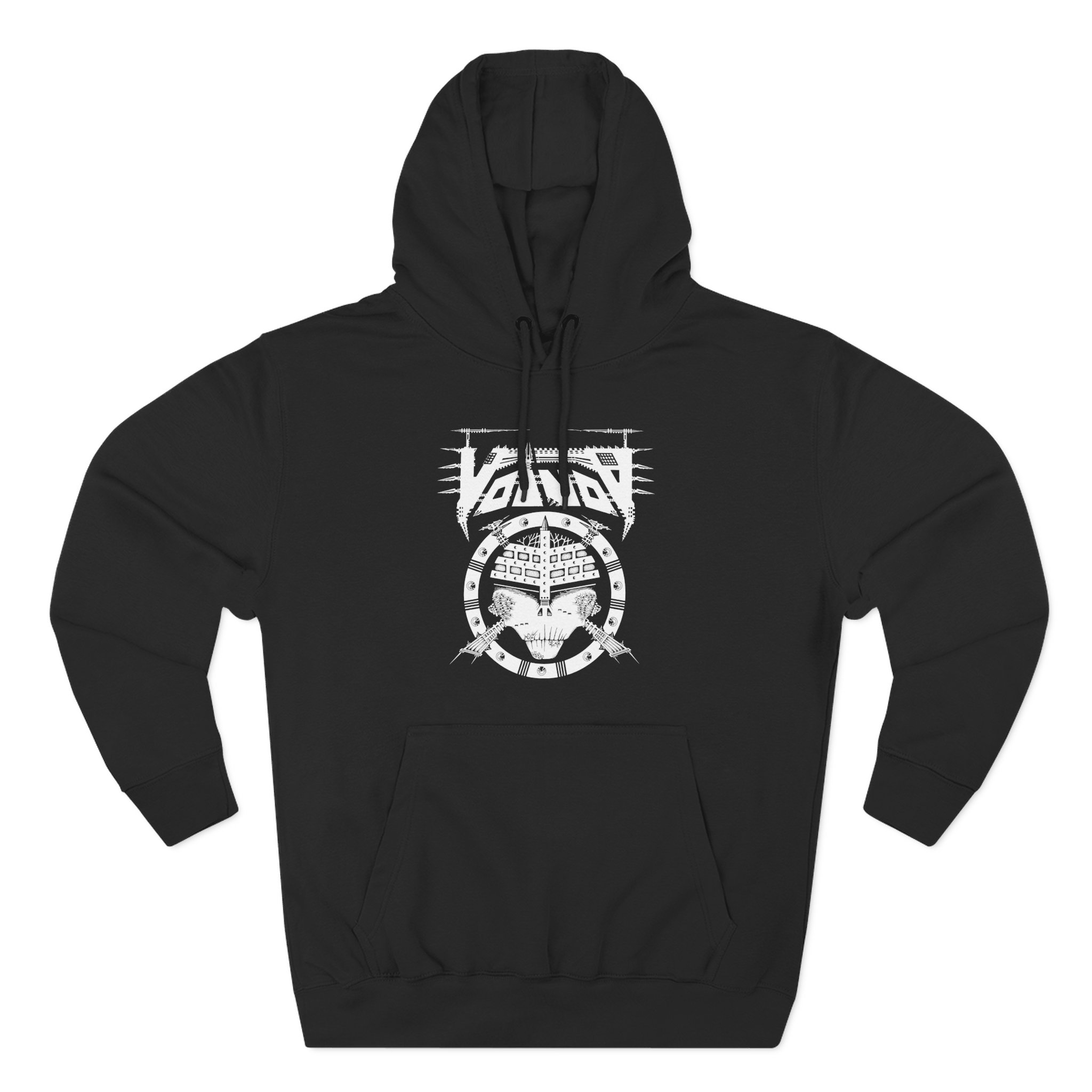 Voivod Skull 1987 Three-Panel Fleece Hoodie