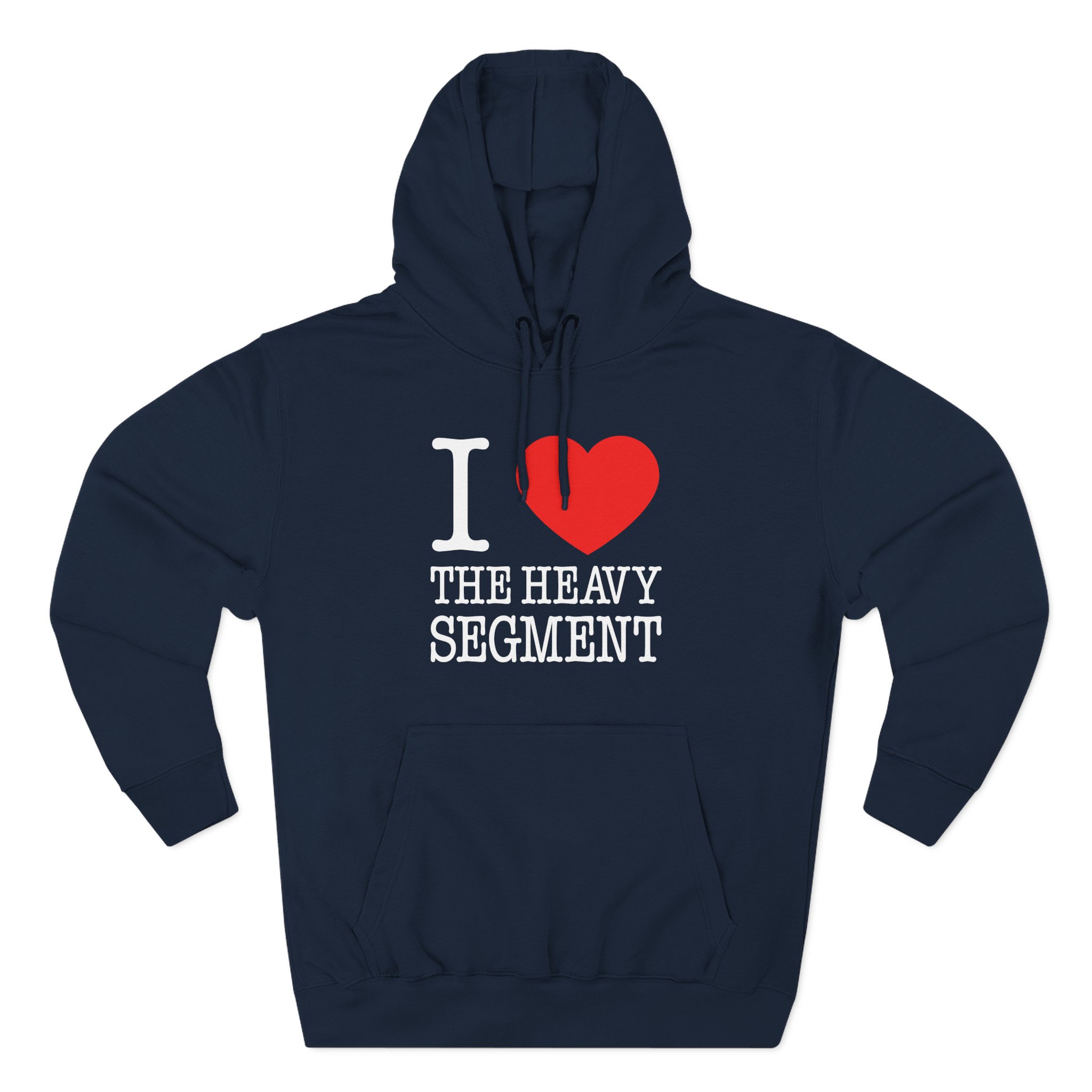 Ymh I Heart the Heavy Segment Three-Panel Fleece Hoodie
