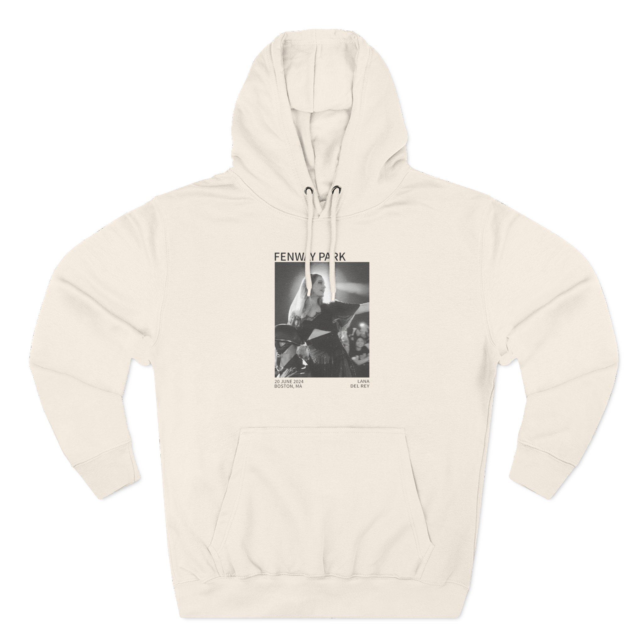 Lanadelrey Three-Panel Fleece Hoodie
