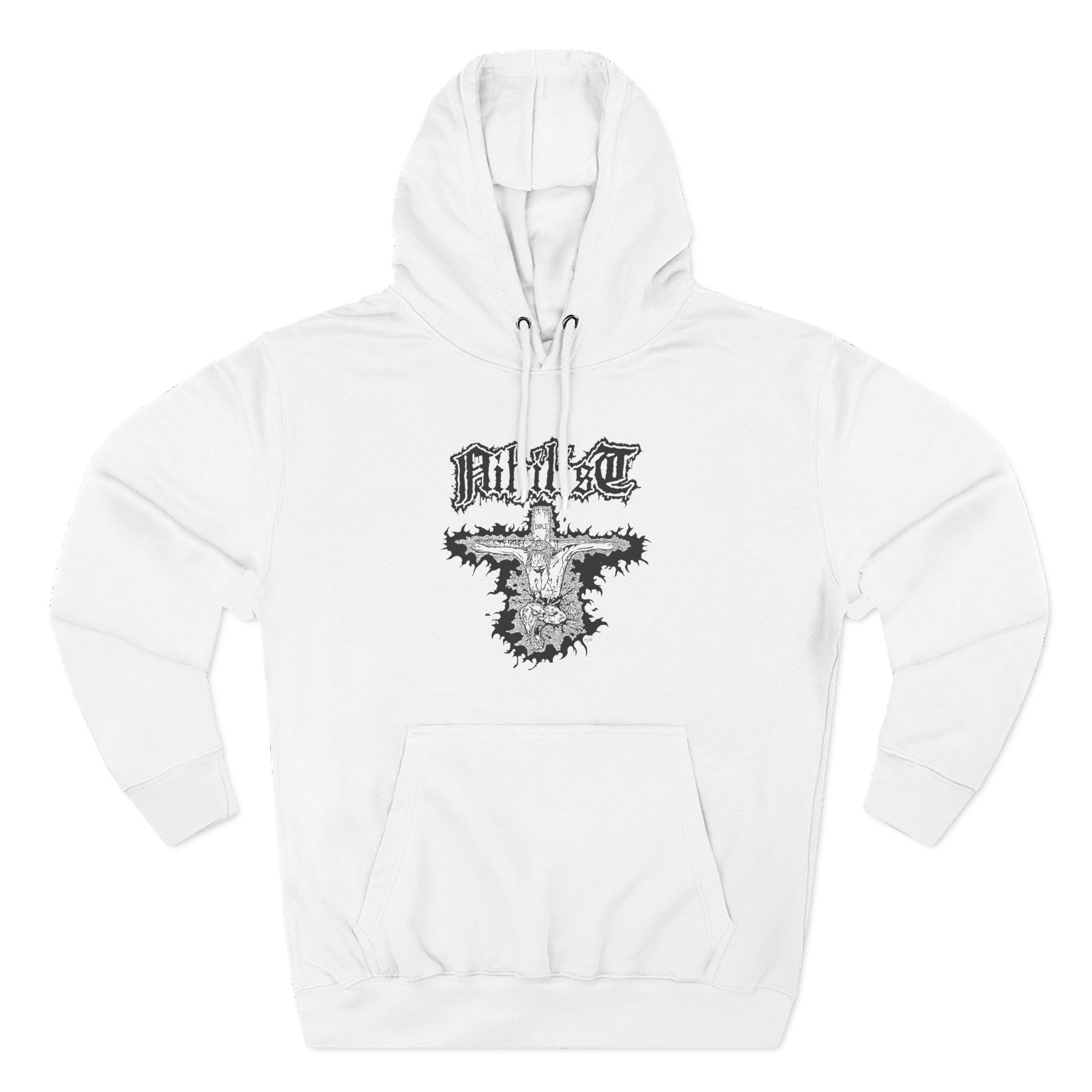 Entombed Nihilist Cross Three-Panel Fleece Hoodie