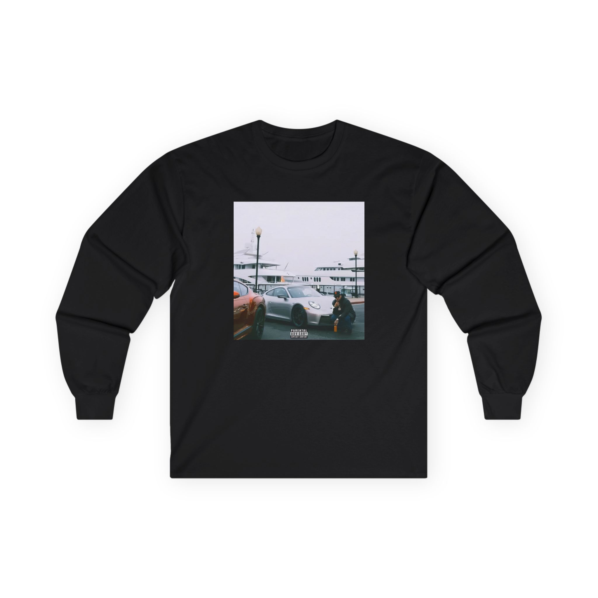 Larry June Spaceships on the Blade Unisex Ultra Cotton Long Sleeve Tee