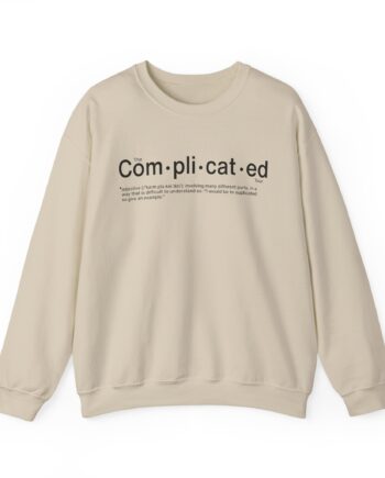Joshua Bassett Complicated Definition Unisex Heavy Blend™ Crewneck Sweatshirt